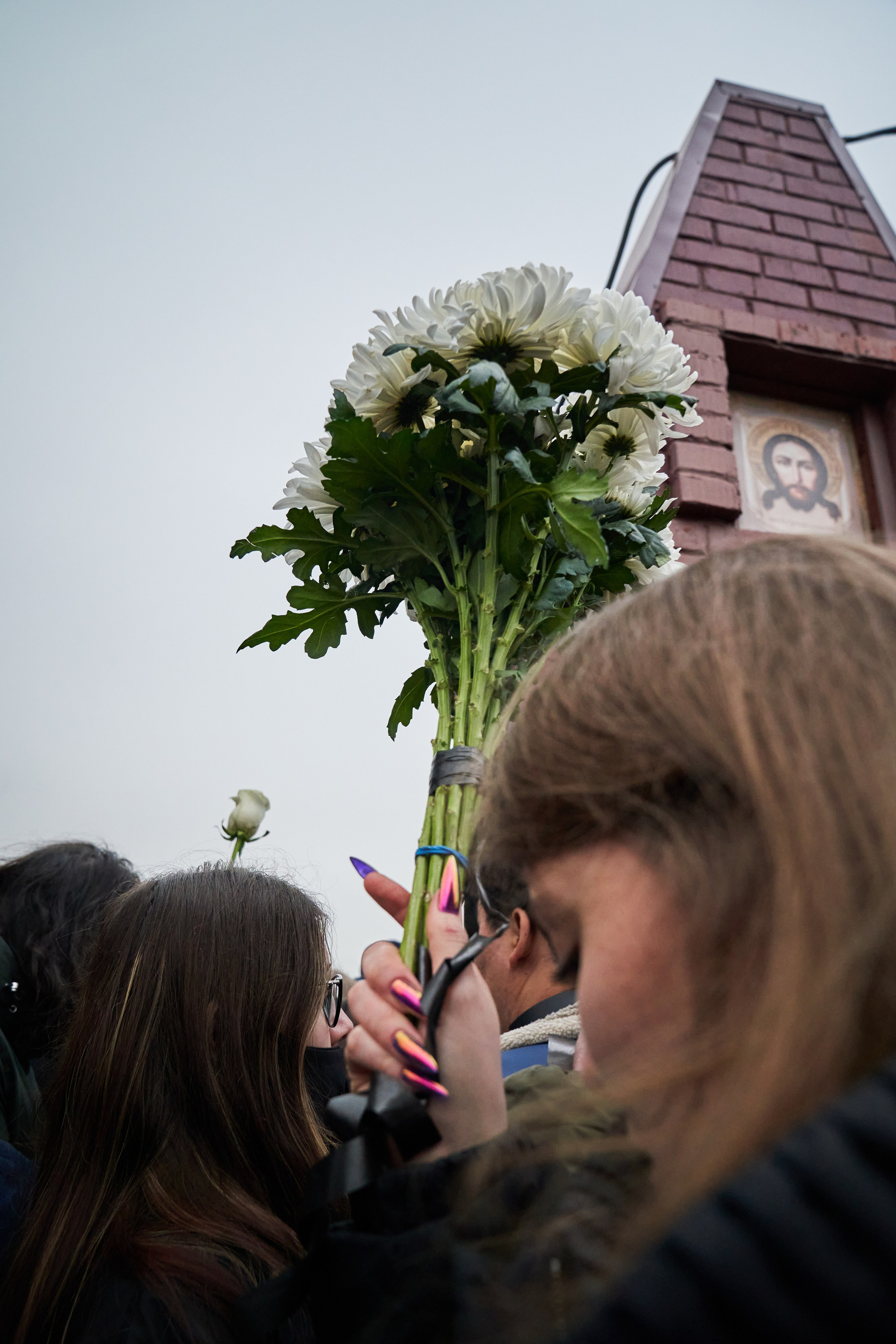 Похороны Алексея Навального. Дзешульская, фотограф