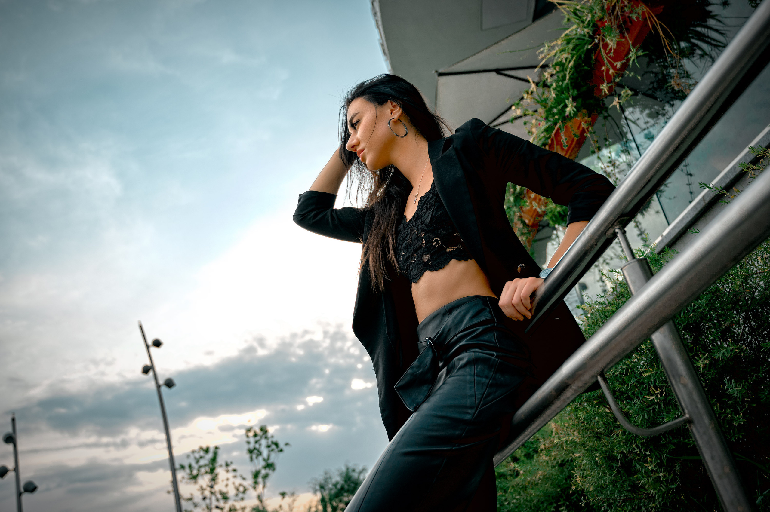 Черноснежка в парке Зарядье. Спортивный фитнес фотограф Алексей Нестеров