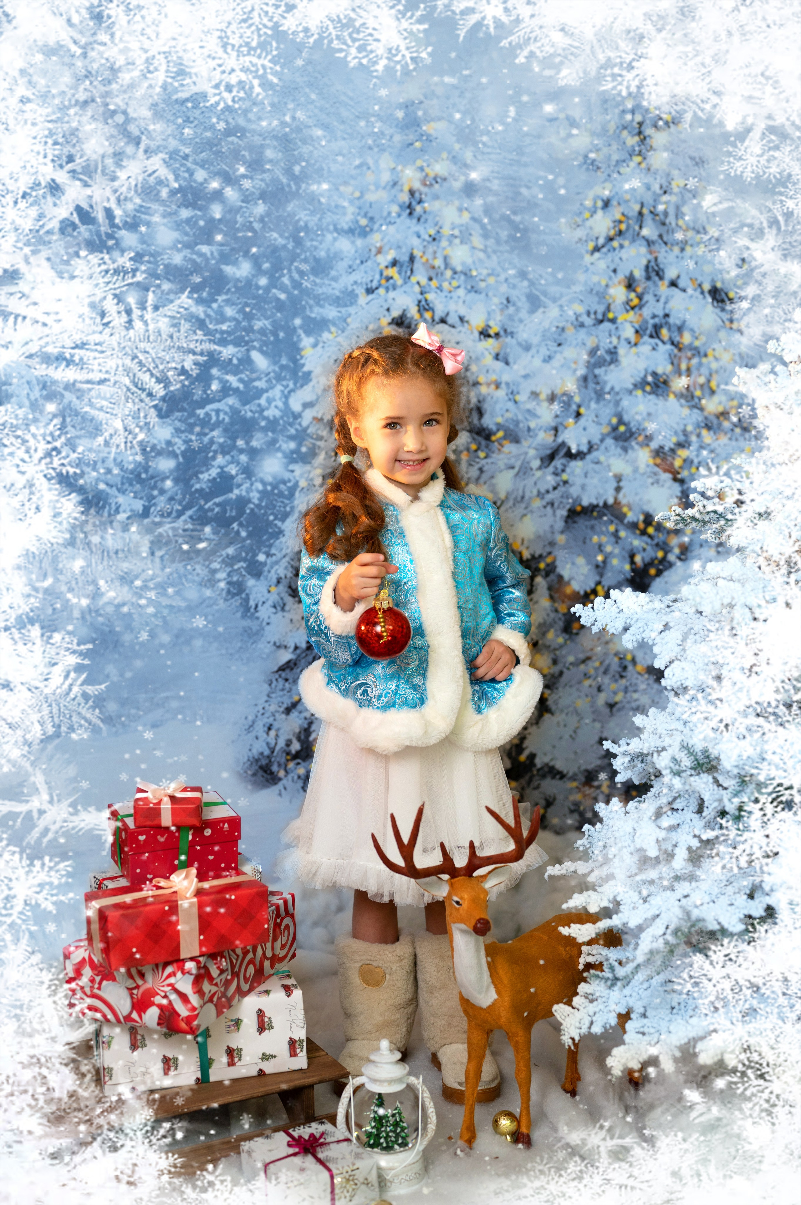 Новый год 2024 «Снежный». Фотограф новорожденных, семейный детский в Тюмени Татьяна Морозова