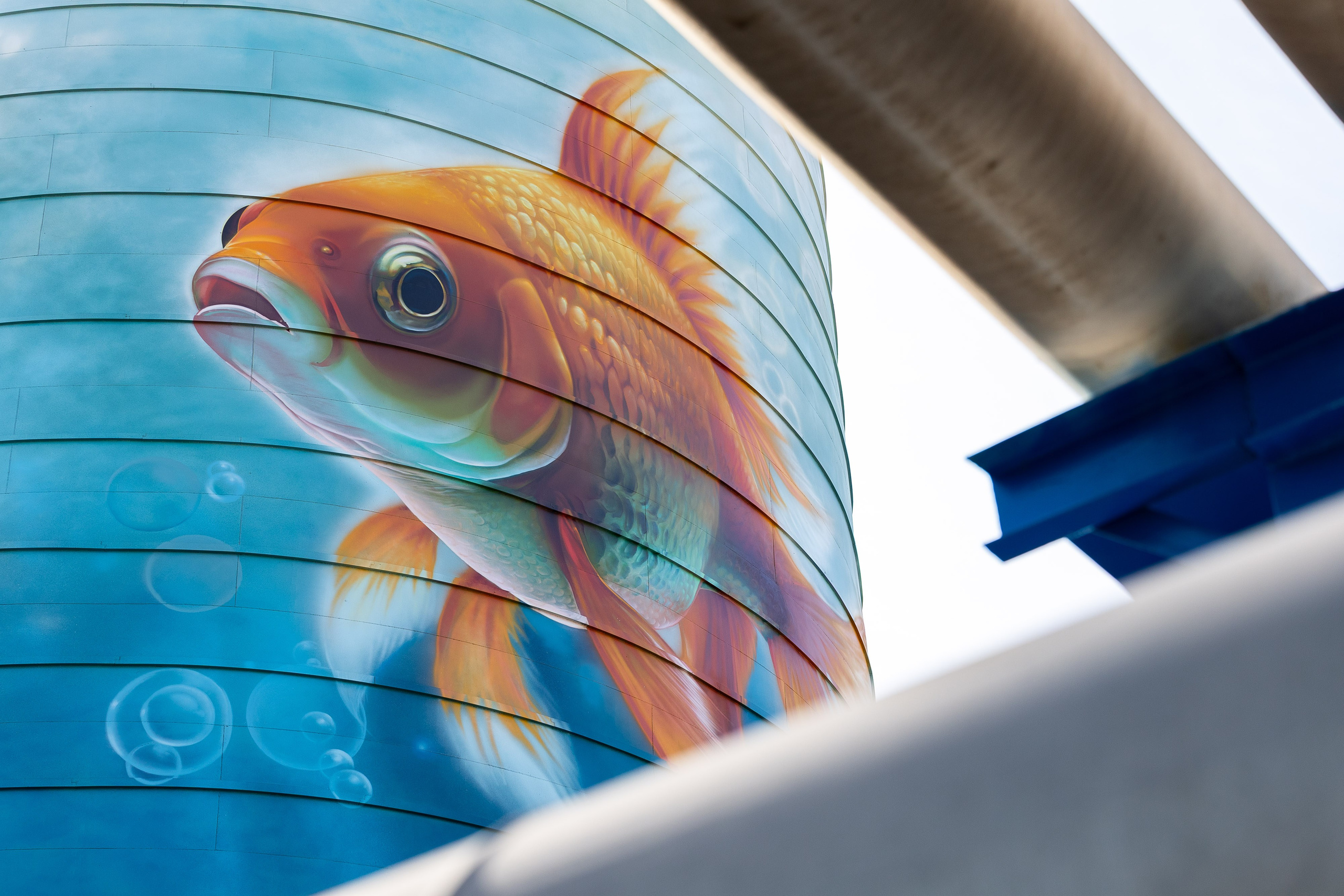 Съемка росписи на ММК. Фотограф Родион Нарудинов