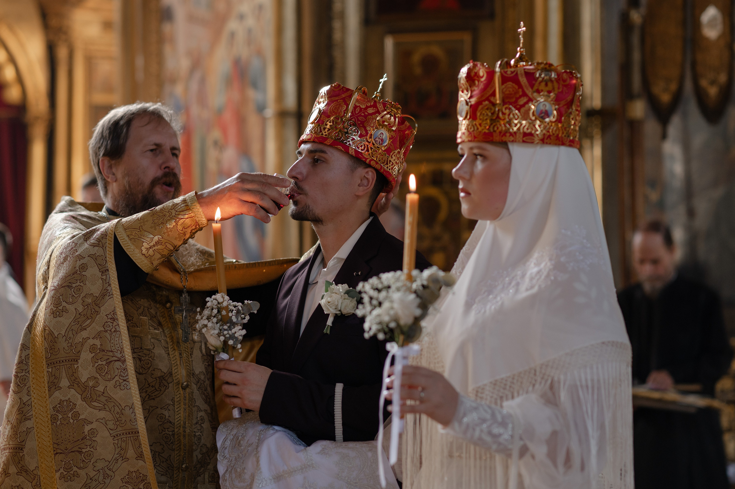 Илья & Эмилия (Москва, Покровский собор). Семейный и свадебный фотограф в Санкт-Петербурге Серафима Смирнова
