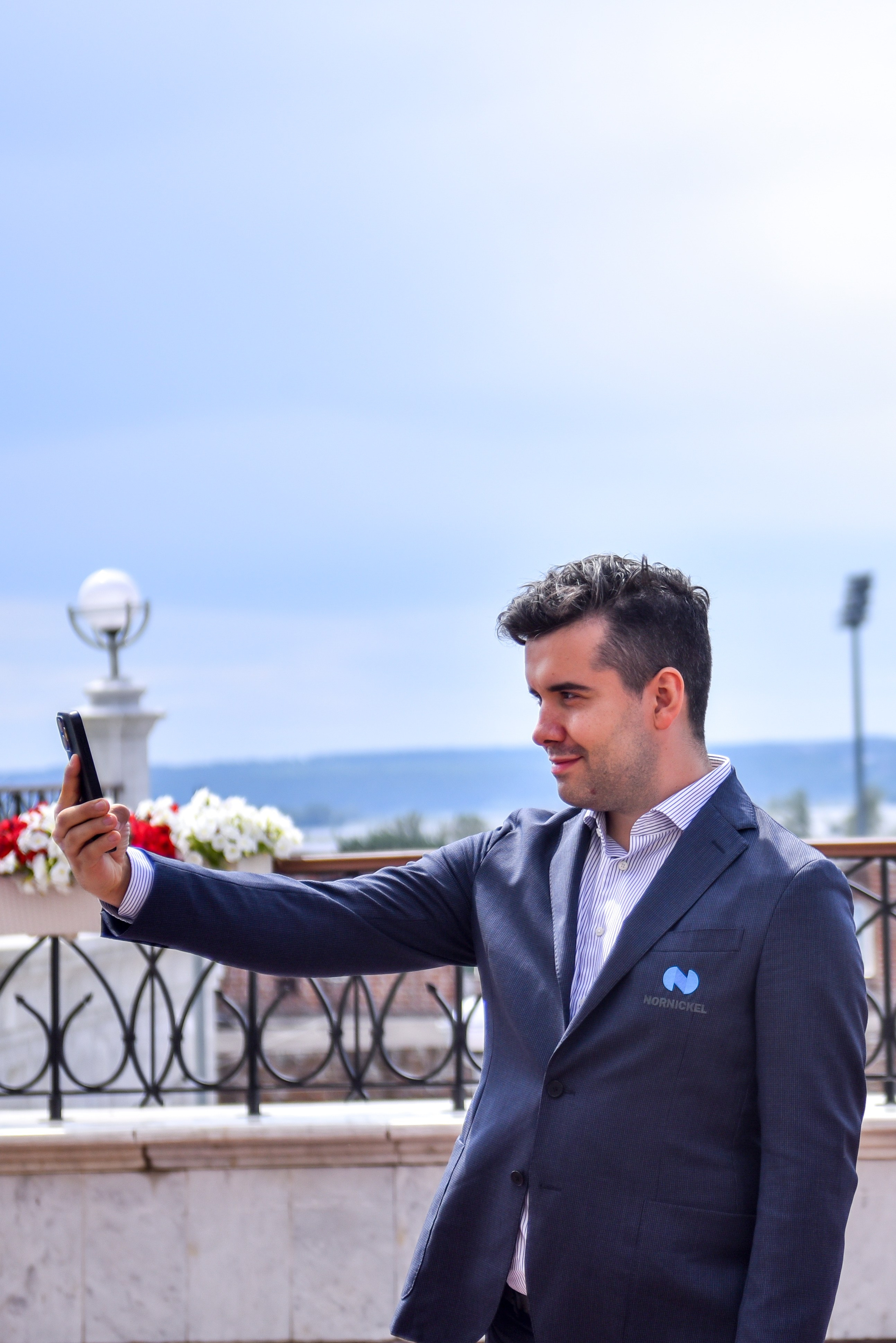 Ян Непомнящий, пресс-подход. Спортивный и репортажный фотограф в Казани Вячеслав Сатонин