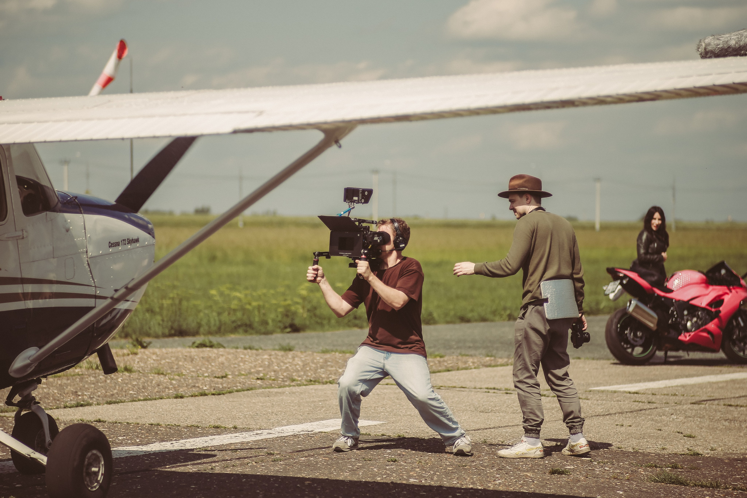 Съёмки фильма «Полёт души». Аэродром Северка. Антонина Морозова, профессиональный семейный фотограф видеограф