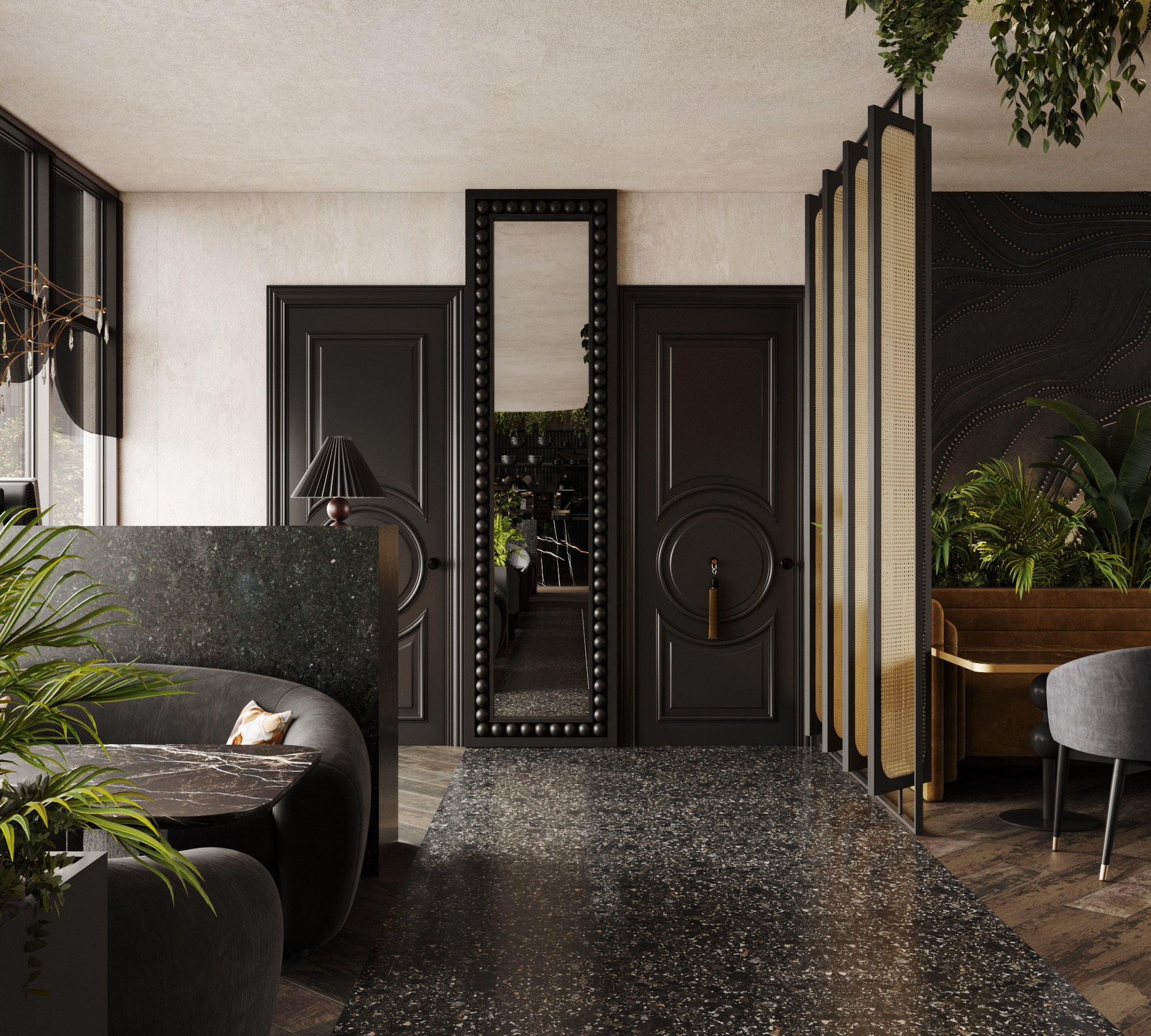 Проект Ресторан. Интерьерная 3D Визуализация