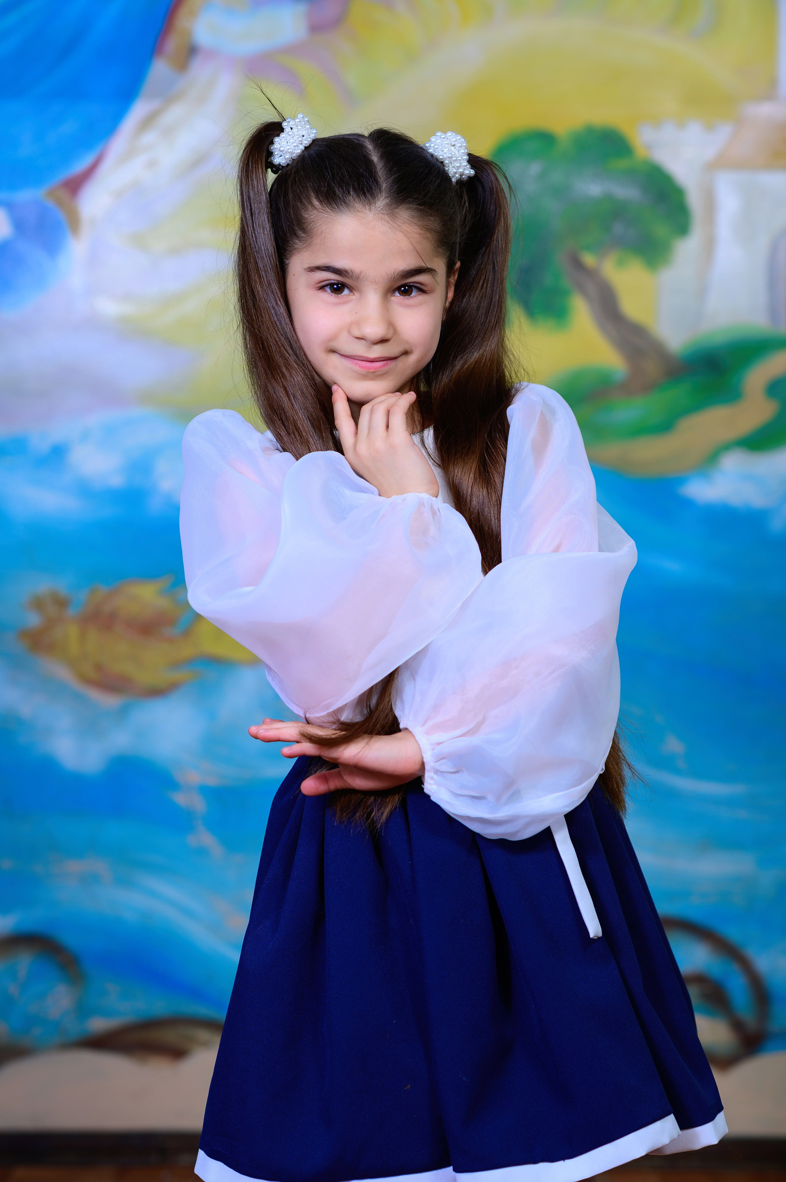 Портрет и общая фотография класса. Выпускной школьный альбом в Москве / Школьный фотограф Юлия Михайленко