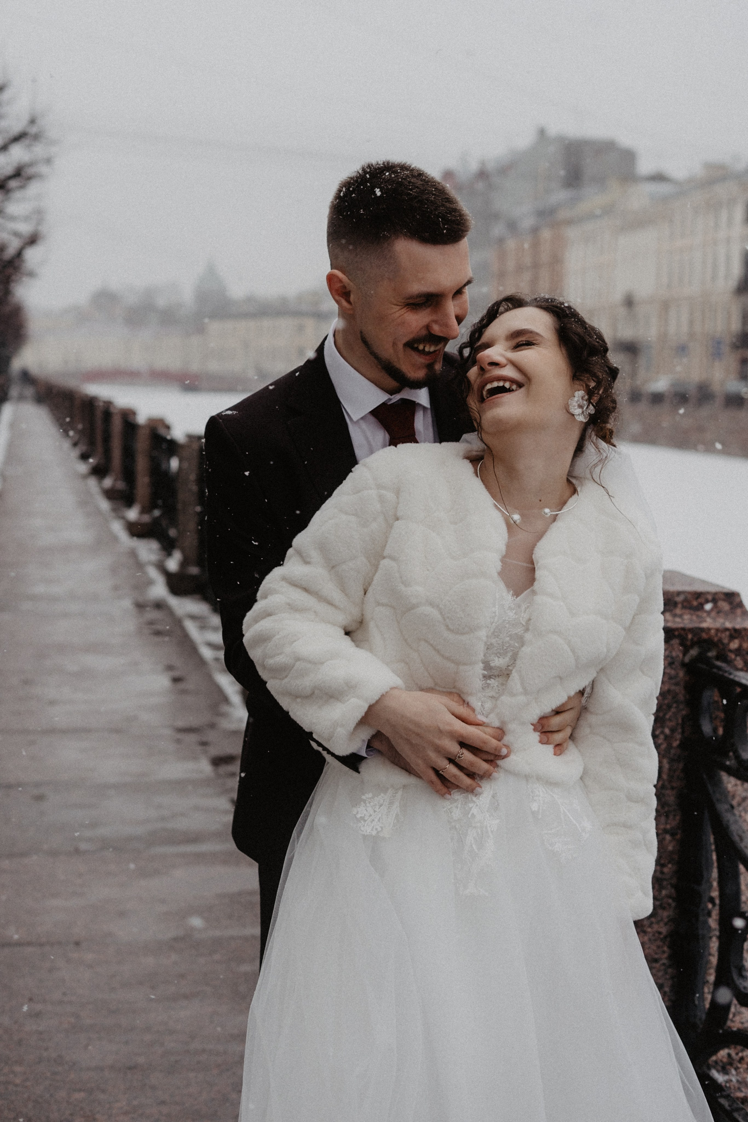 Ангелина & Антон | Пока идет снег. Контент фотограф в Санкт-Петербурге | Дина Альбур