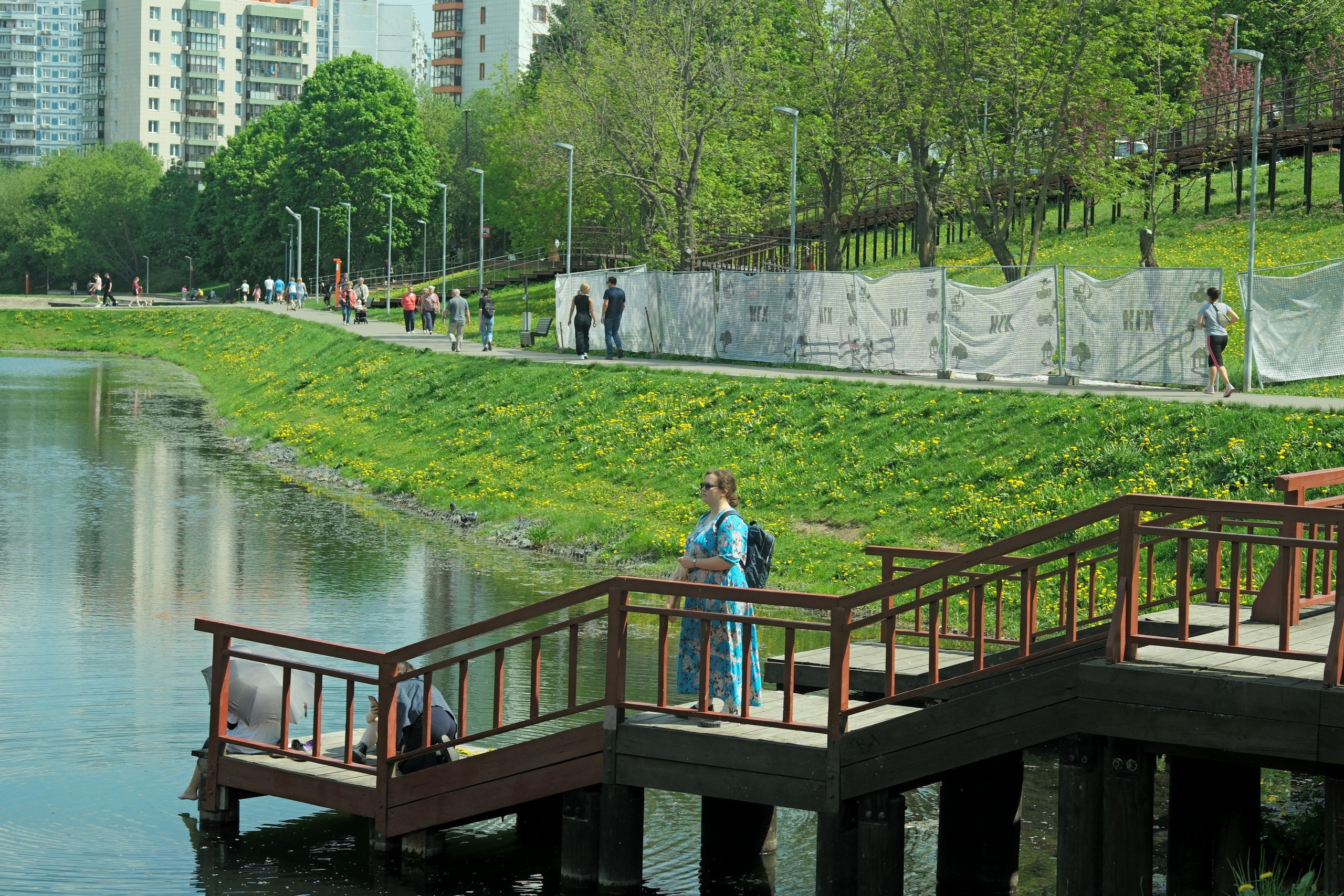 Кировоградские каскадные пруды 2024. Улица, люди, жизнь…