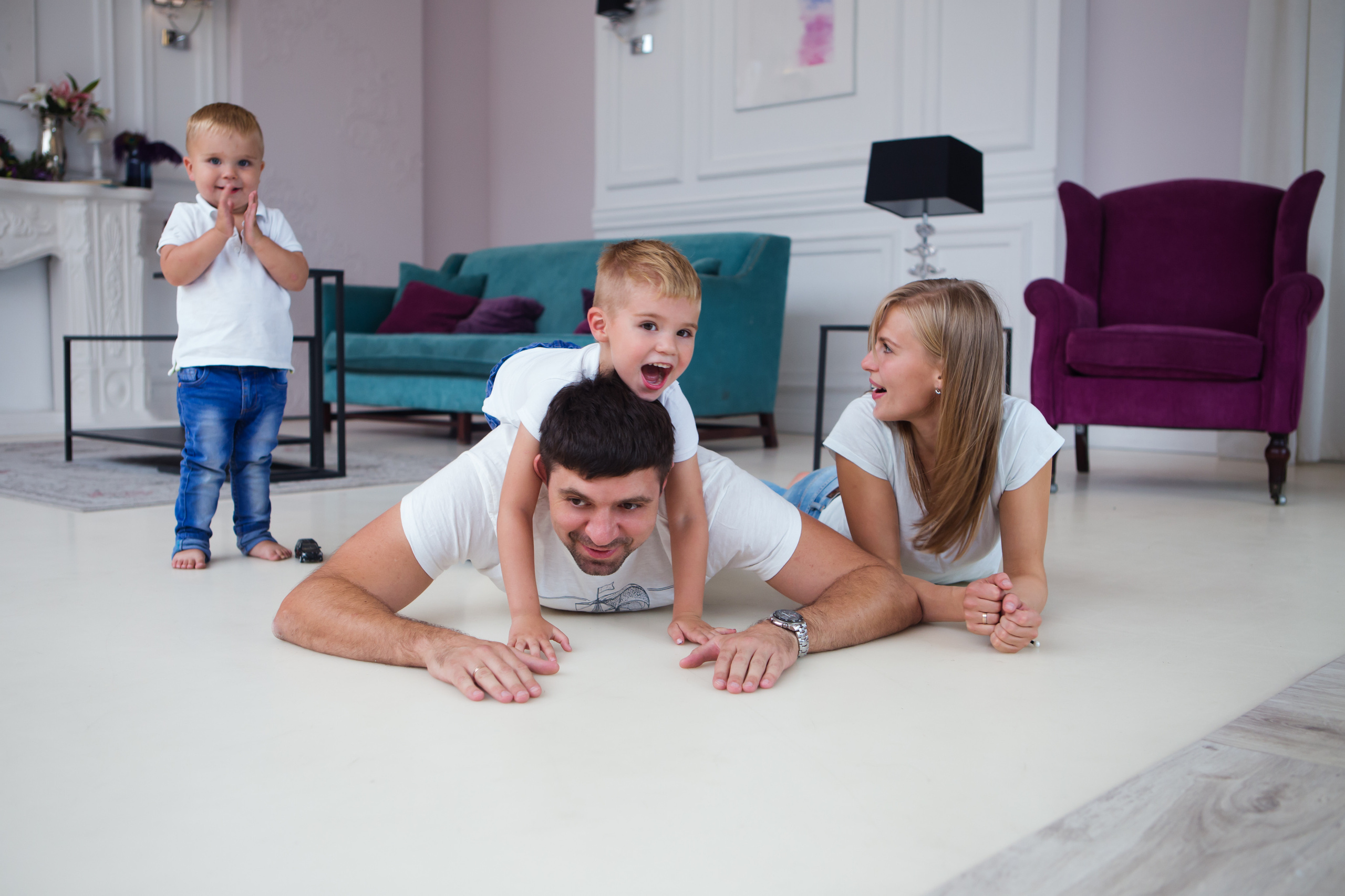 Семейные съёмки в студии и дома. Главная