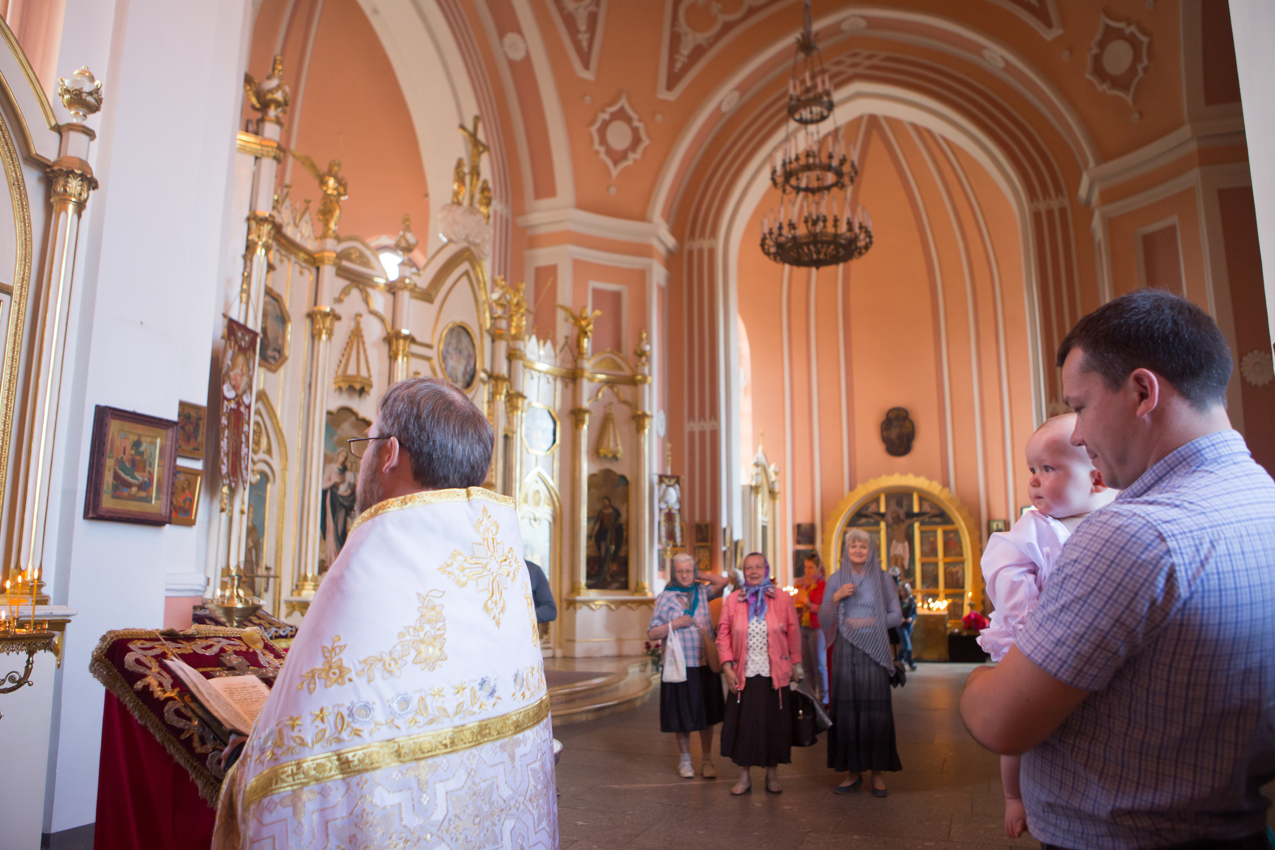 Съёмка крещения. Главная