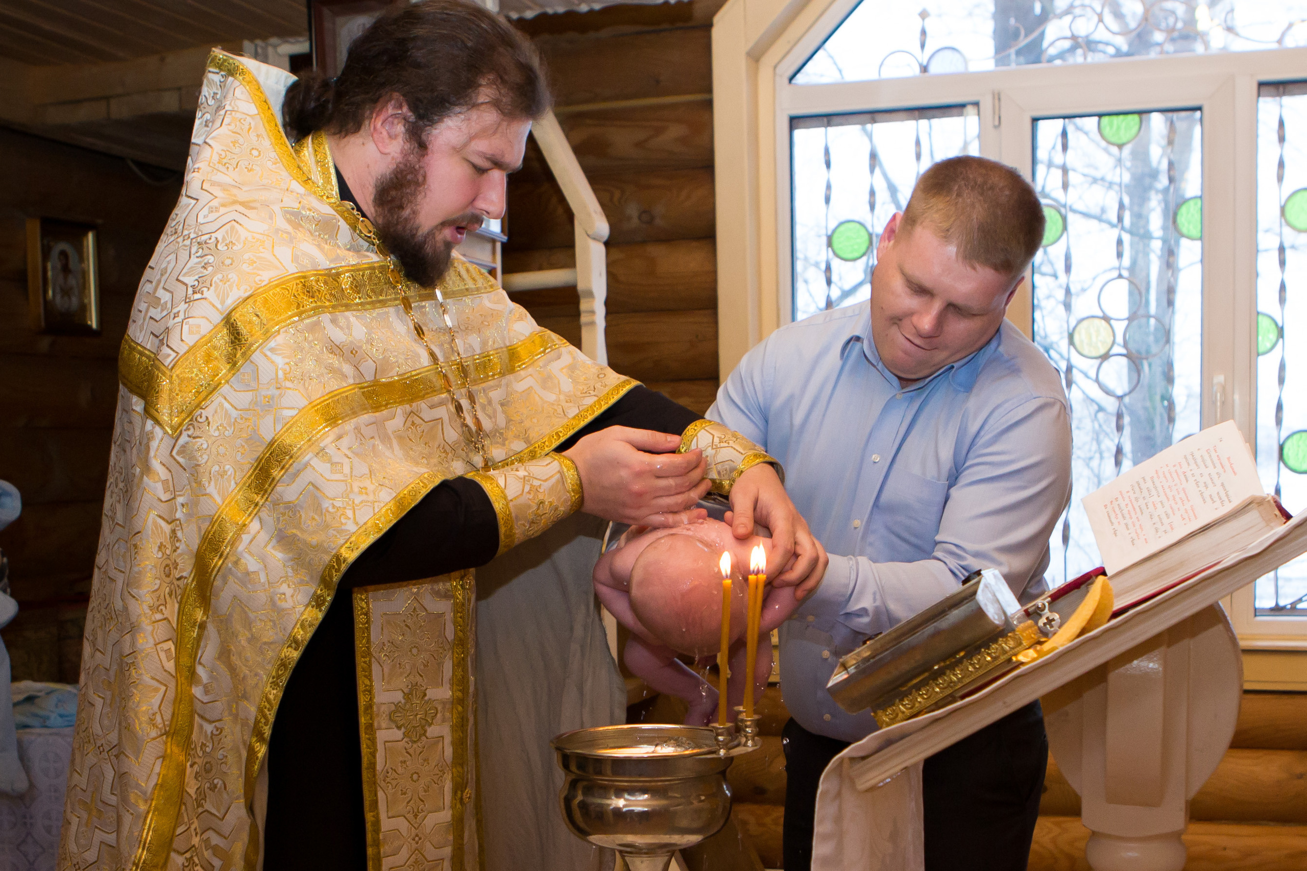 Съёмка крещения. Главная