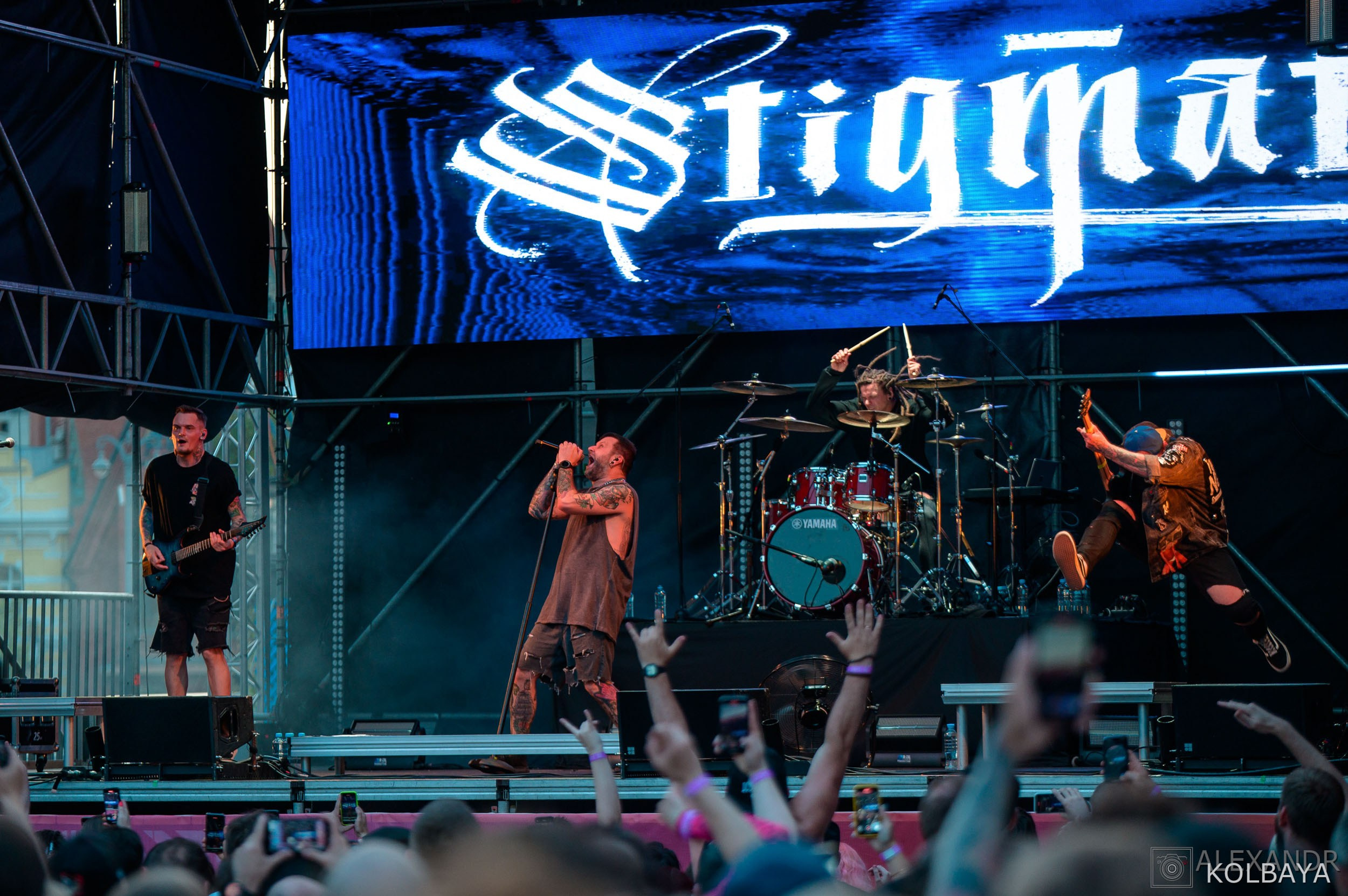 Концерт Stigmata на Red Summer (09.07.2025). Концертный и театральный репортажный фотограф в Москве Александр Колбая