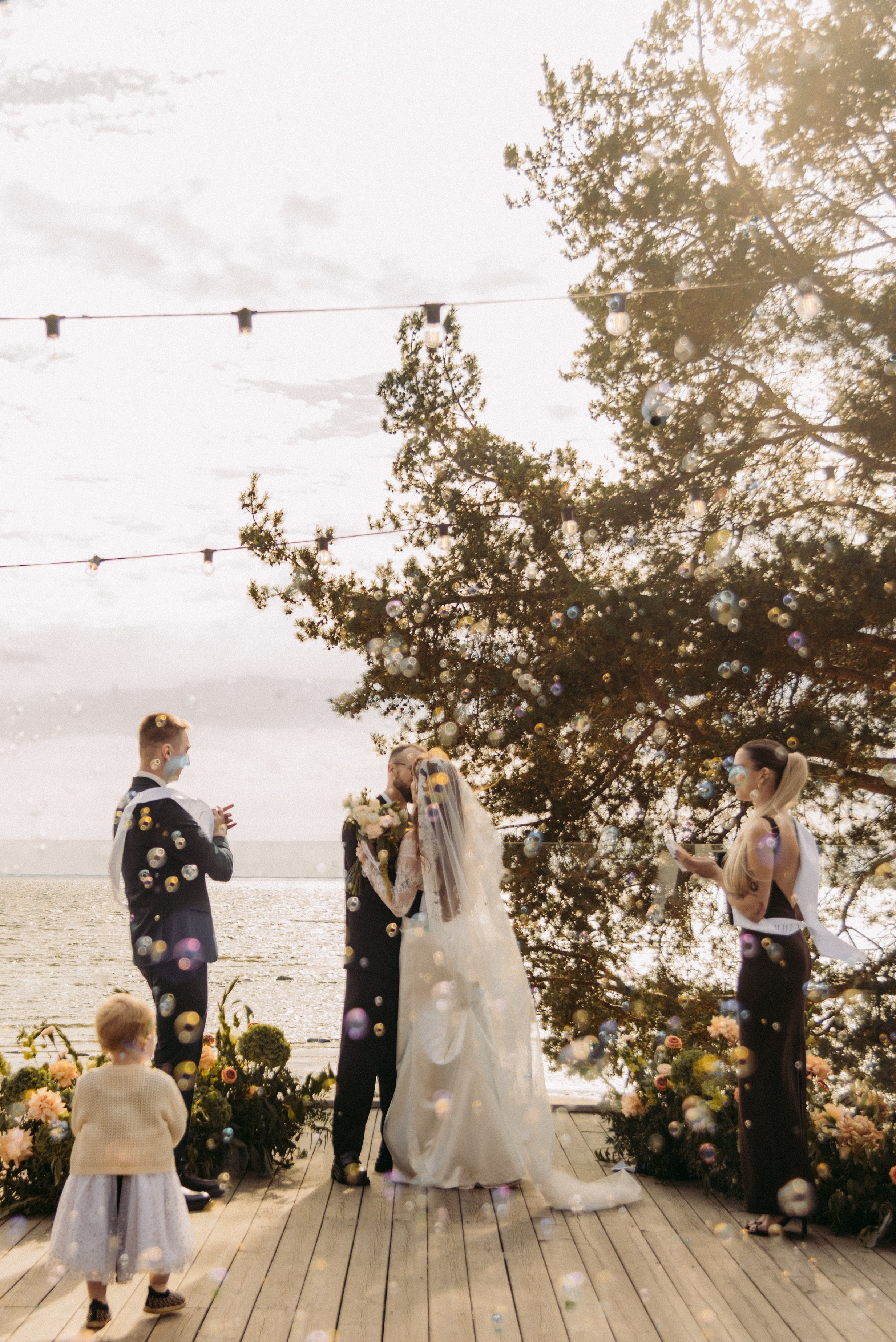 Выездная церемония у залива. Семейный, Свадебный фотограф СПБ Питер— Романова Екатерина