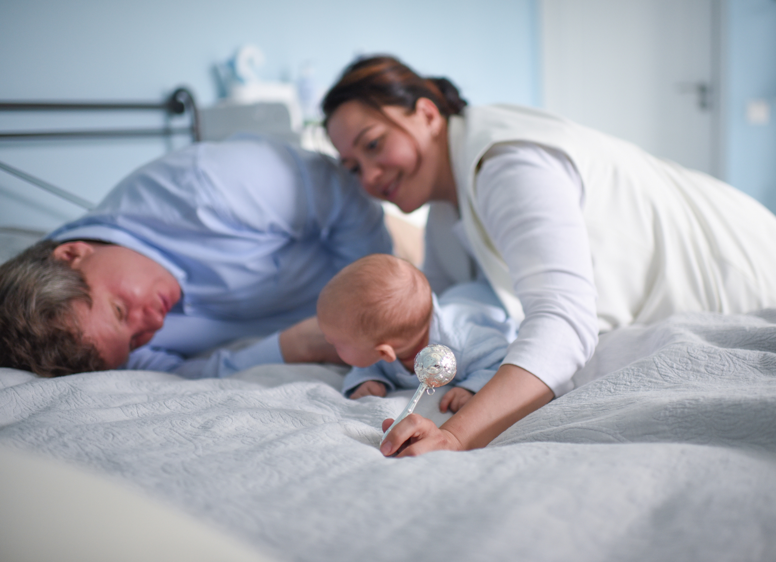 Домашняя съемка новорожденного. Семейный фотограф в Москве Анна Коропова