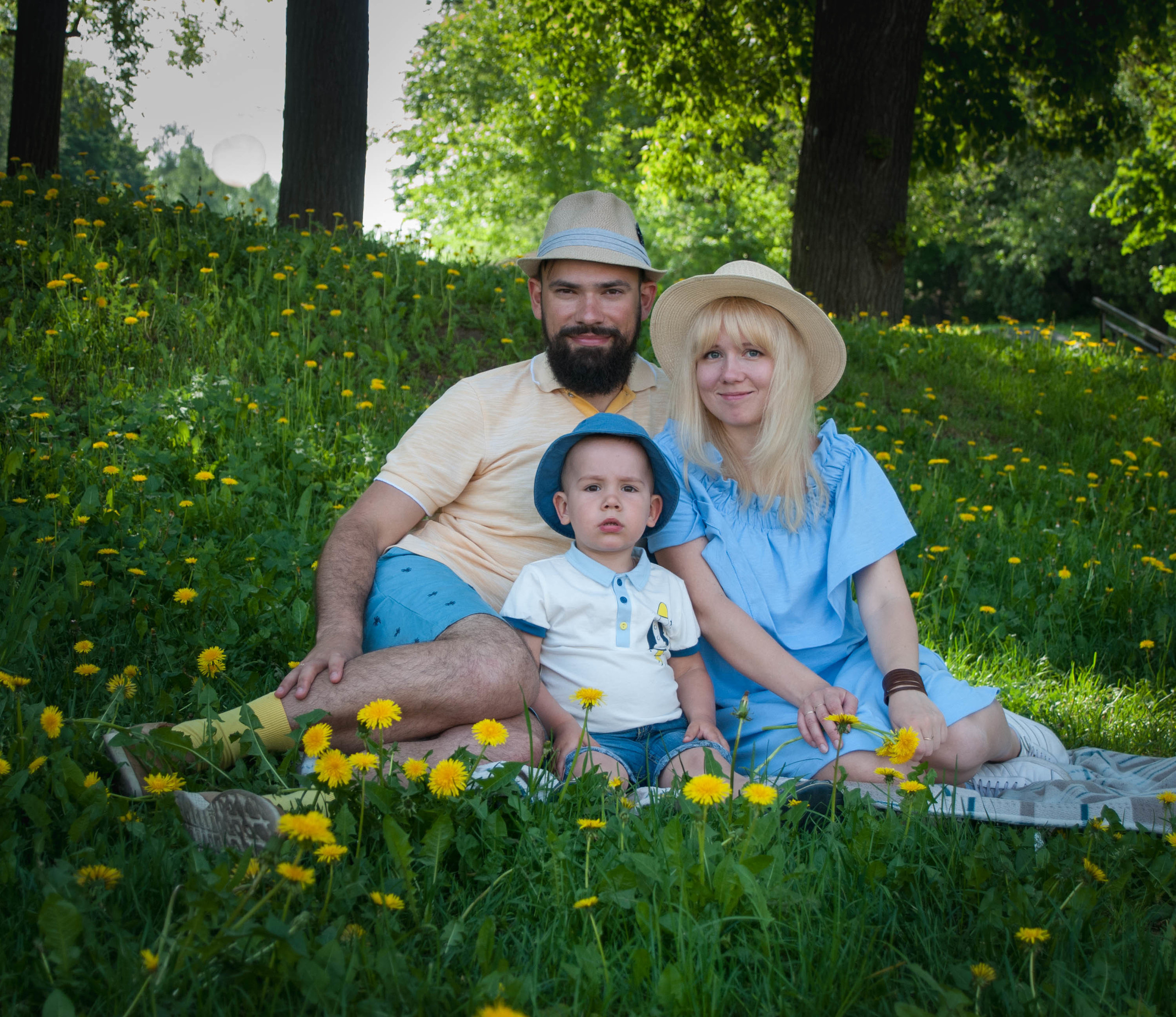 Утро в Нескучном саду. Семейный фотограф в Москве Анна Коропова