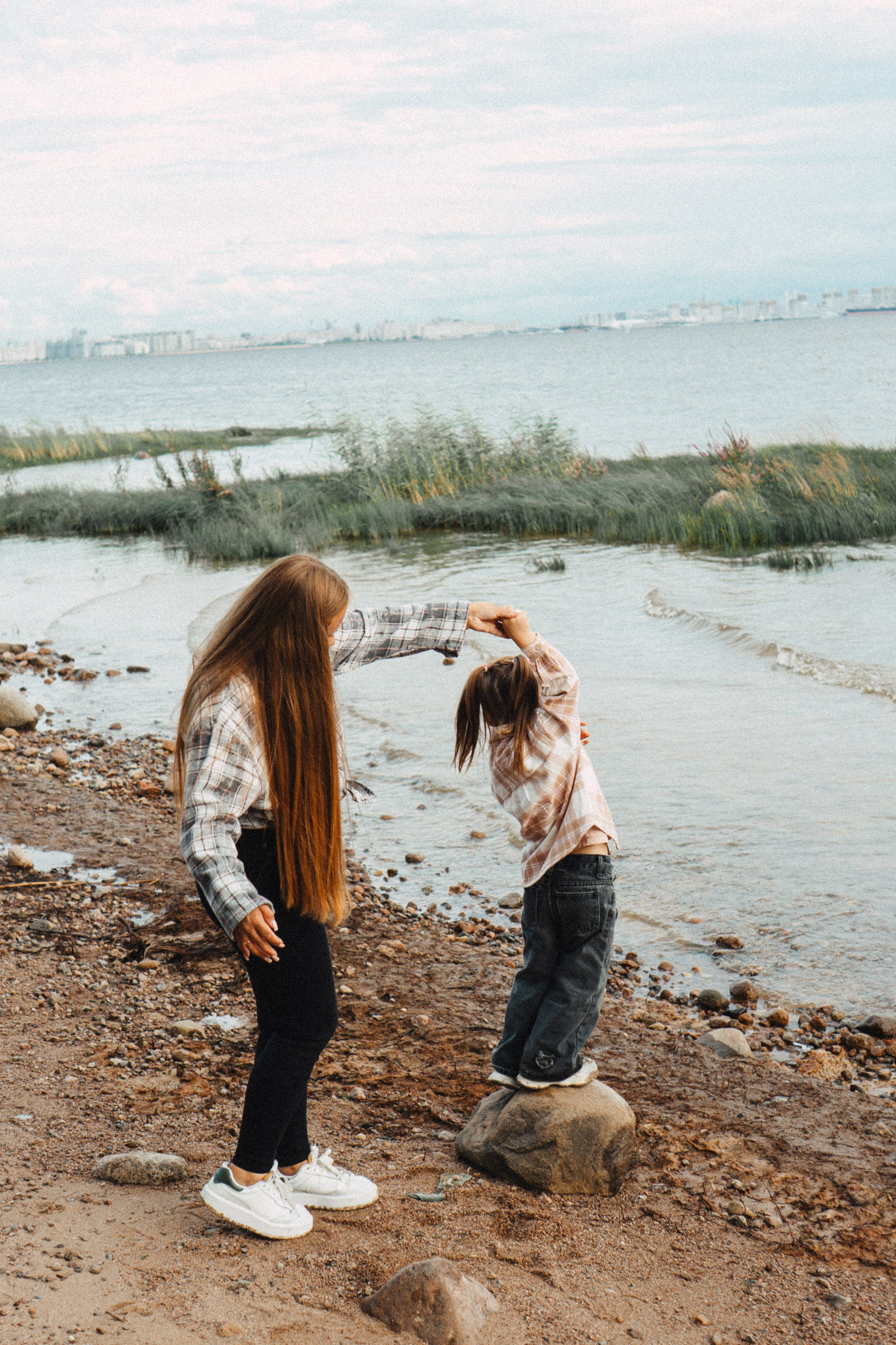МАМА И ДОЧКА НА ФИНСКОМ ЗАЛИВЕ. Профессиональный фотограф, Санкт-Петербург — Виктория Богомолова
