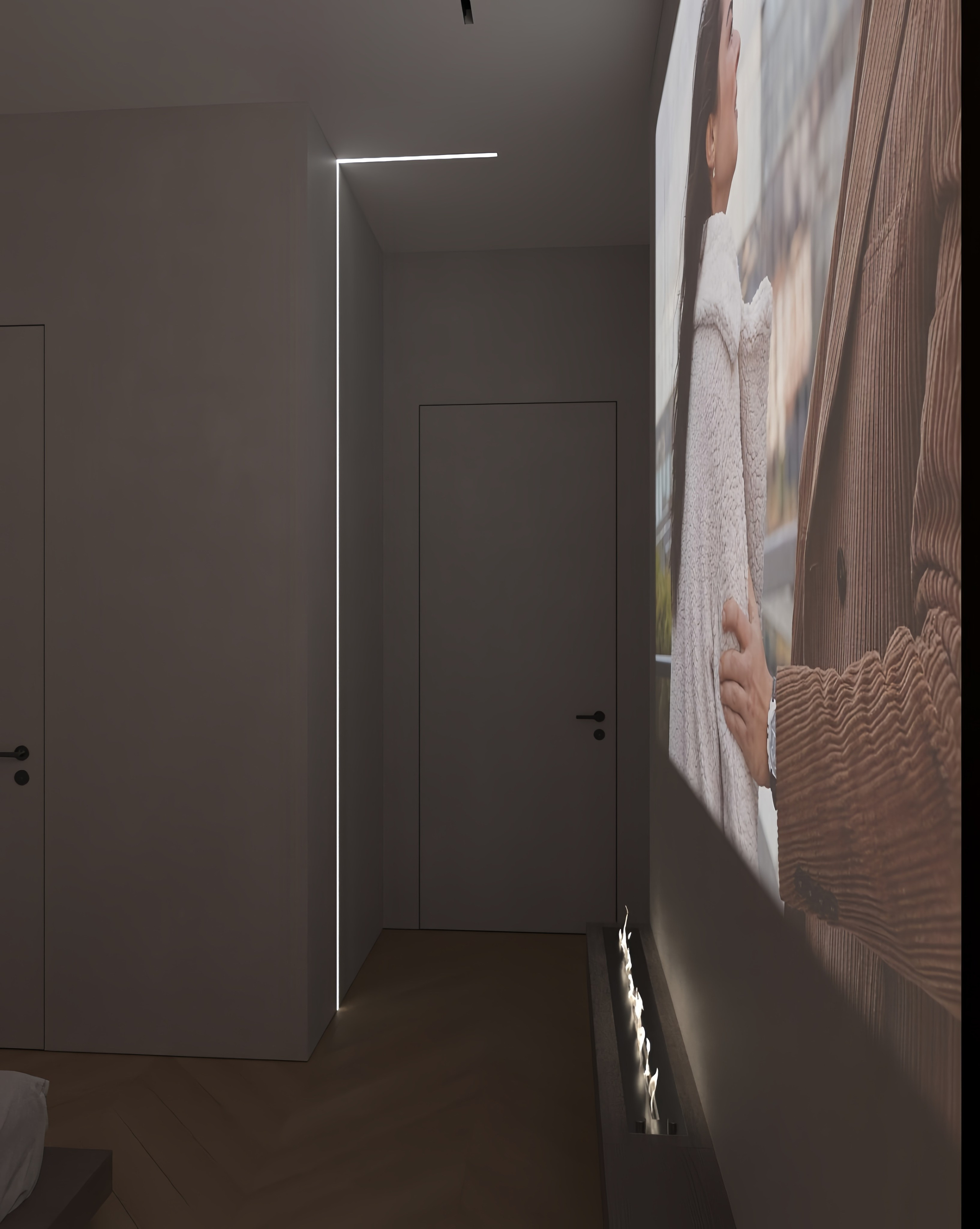 Интерьер частного дома в стиле «Балийский минимализм». Мансур Гусейнов дизайнер интерьеров г. Махачкала