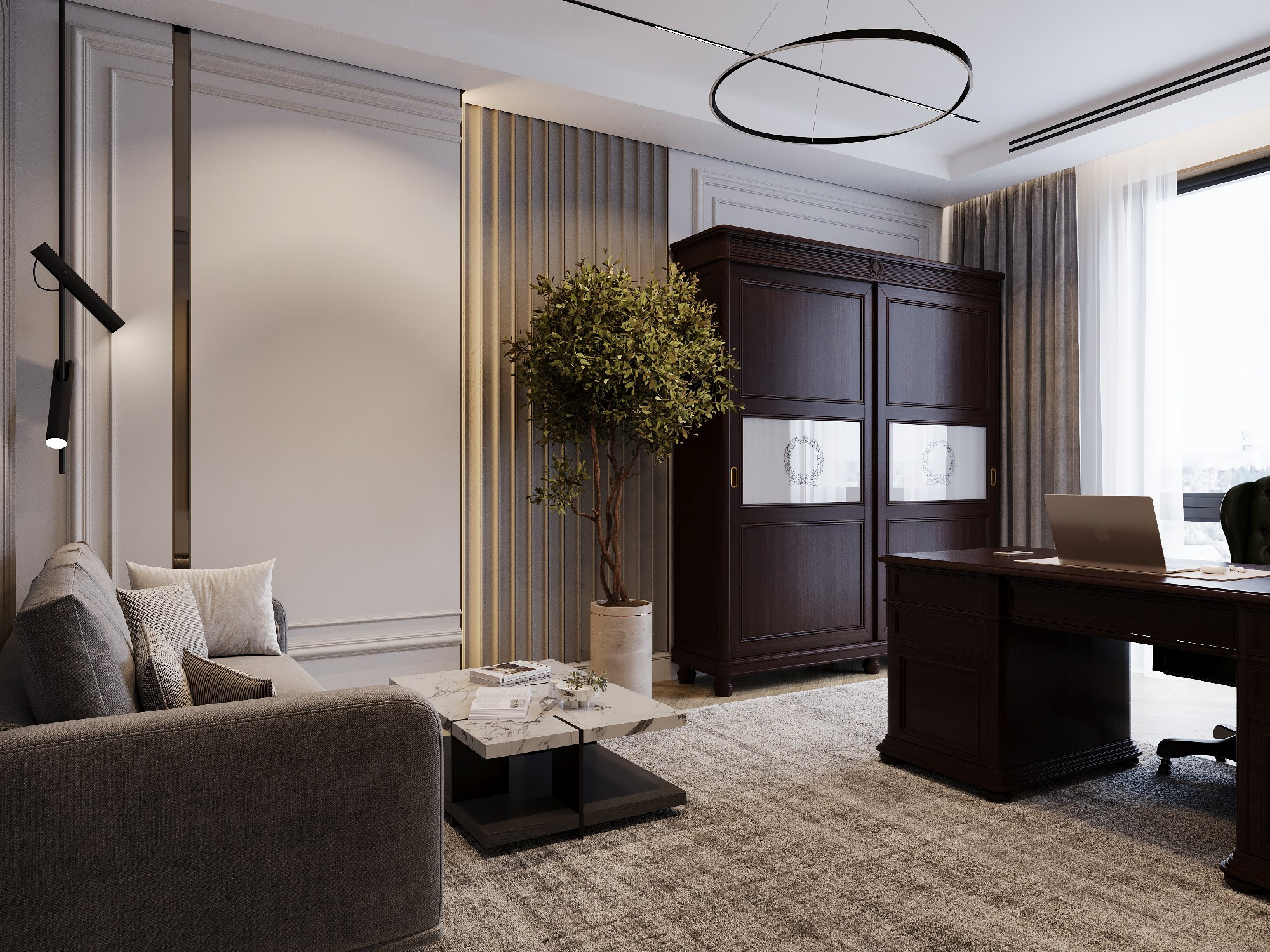 ЖК «RiverSide», 145 м². Room Design Studio