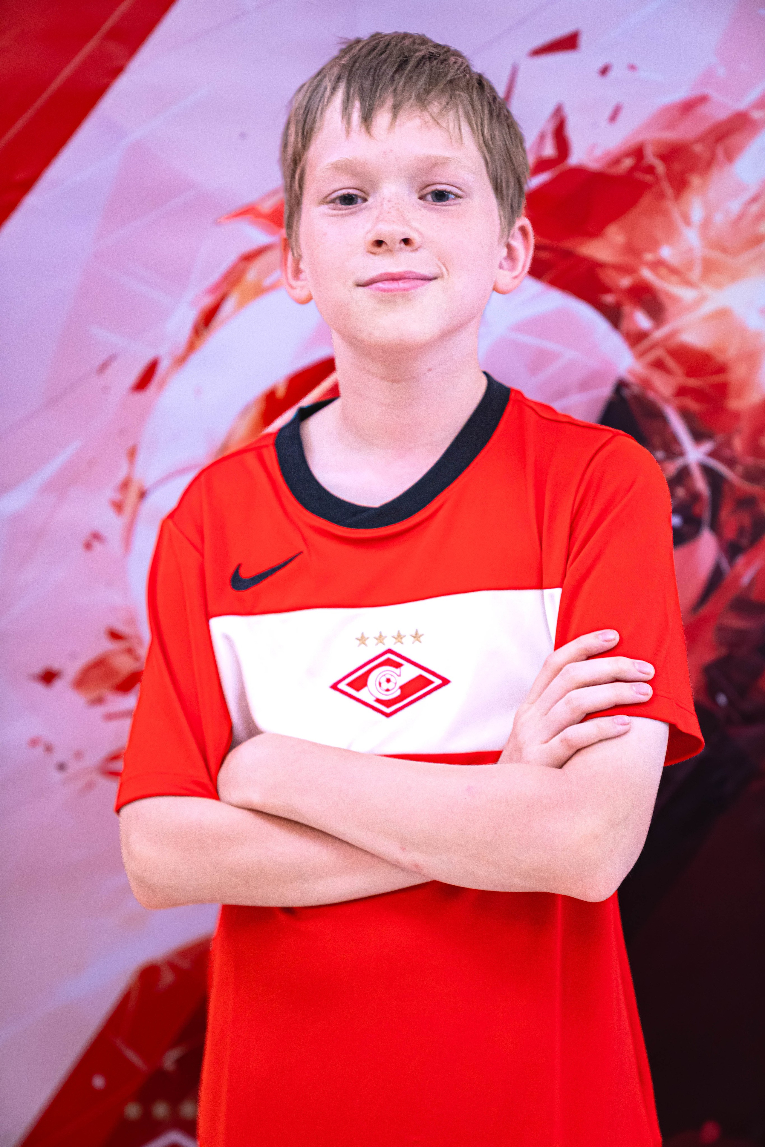 Портреты футболистов Спартак Юниор. Фото и видео съёмка на заказ. VAU Studia. Москва