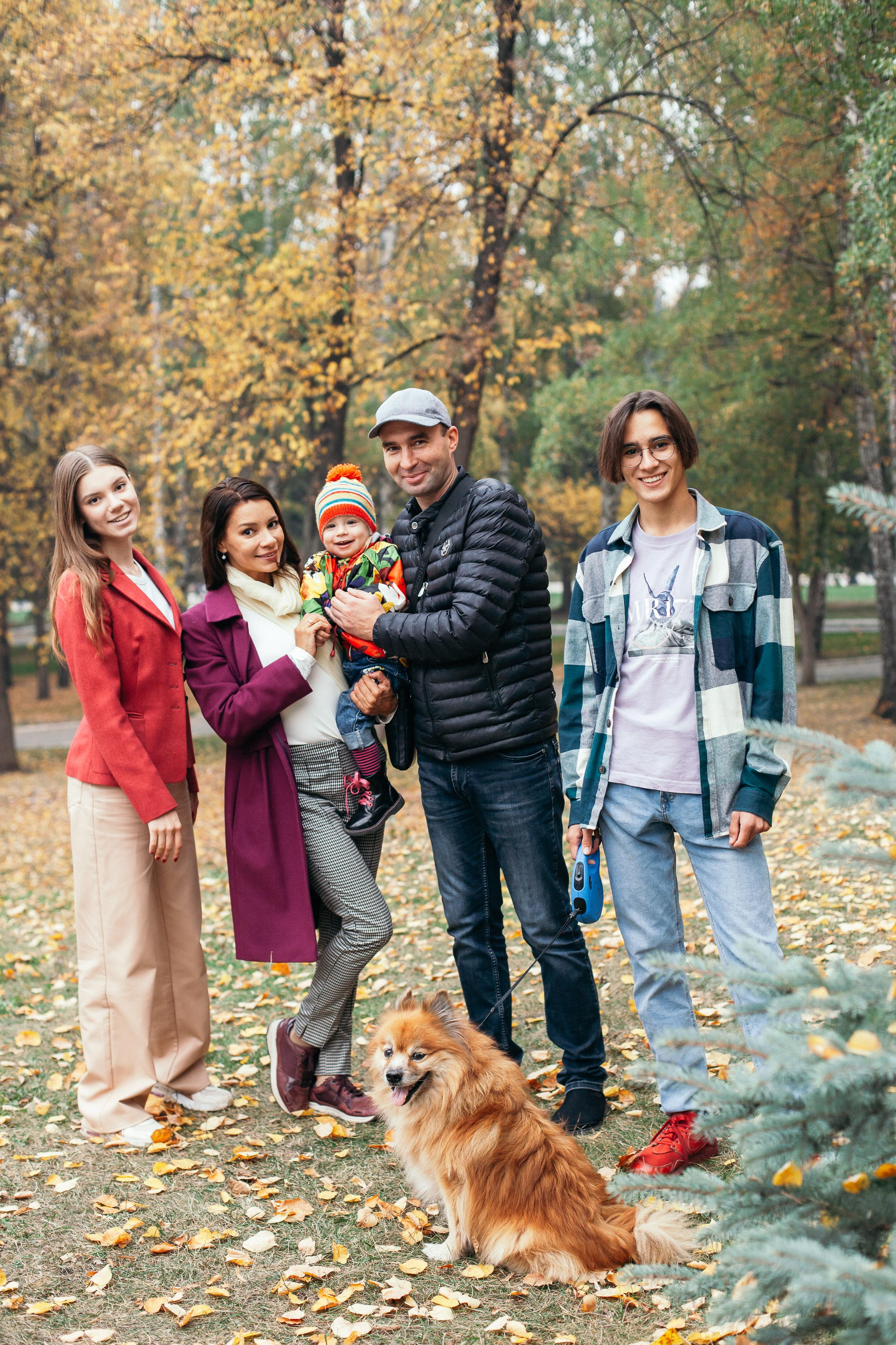 Сергей, Настя, Лера, Влад, Ксюша и Буч. Семейный фотограф Трусова Евгения в Екатеринбурге