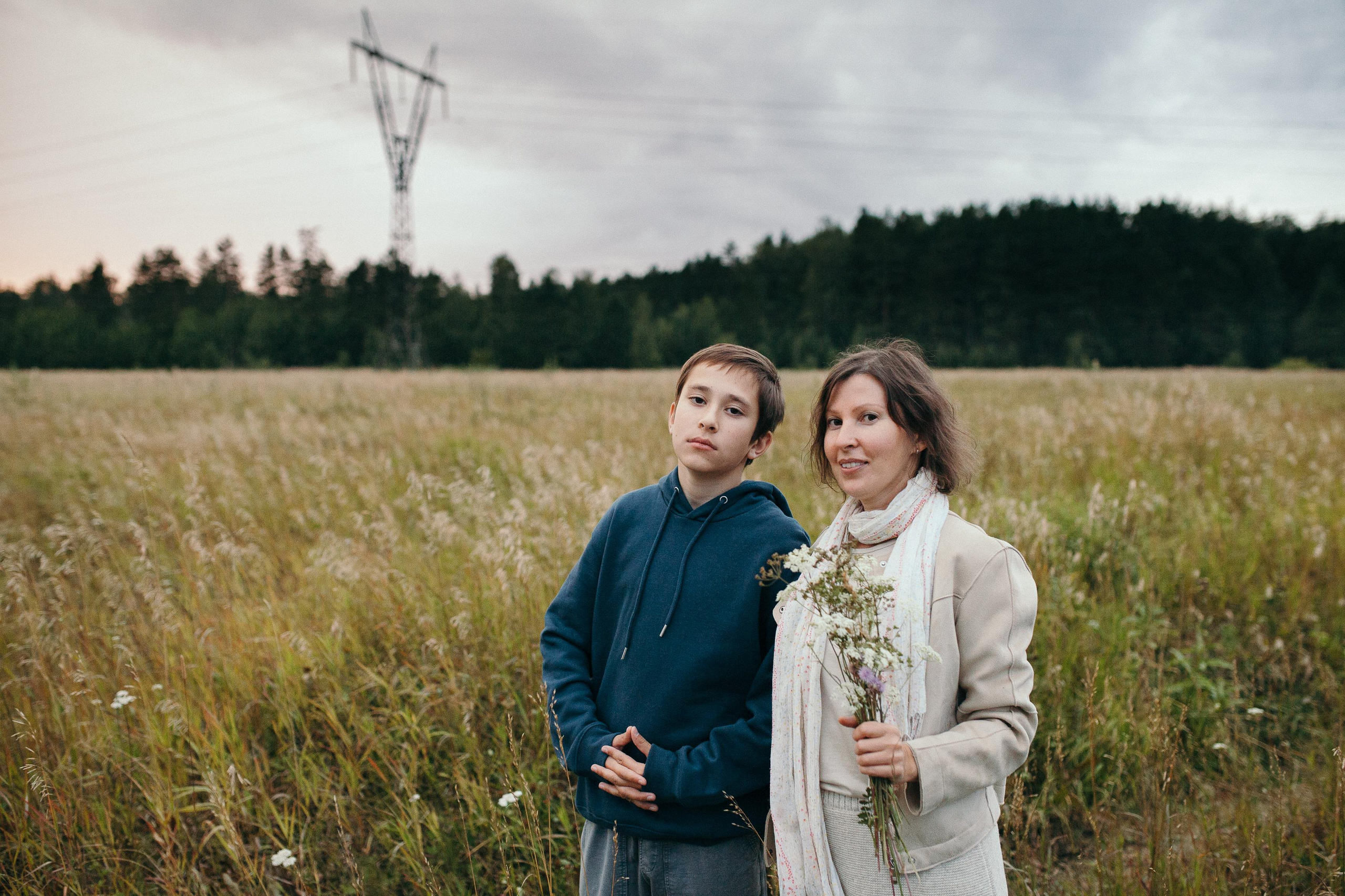 Мама Аня, Федя и Иван. Семейный фотограф Трусова Евгения в Екатеринбурге