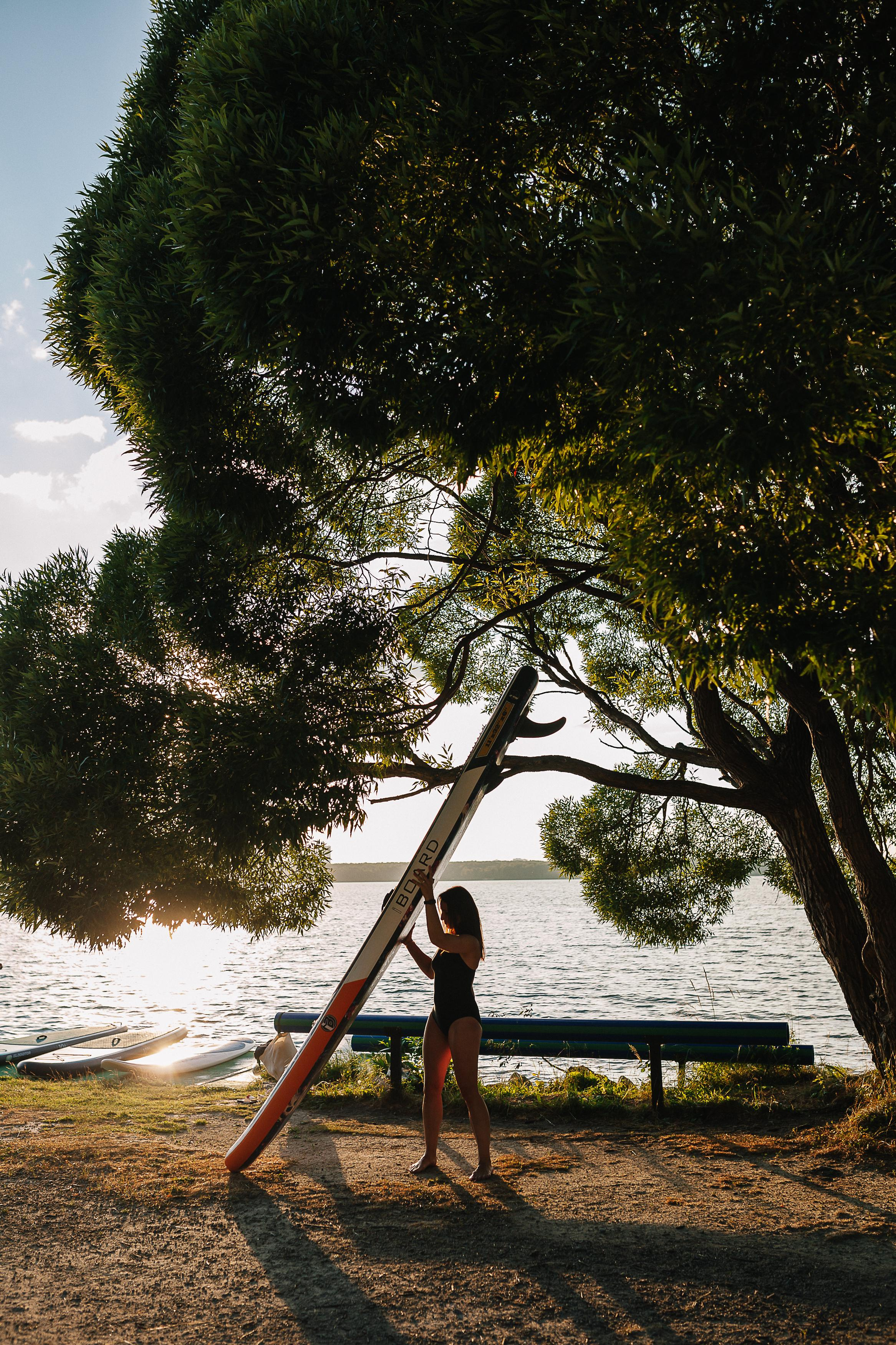 Маша и Юля на сапбордах. Семейный фотограф Трусова Евгения в Екатеринбурге