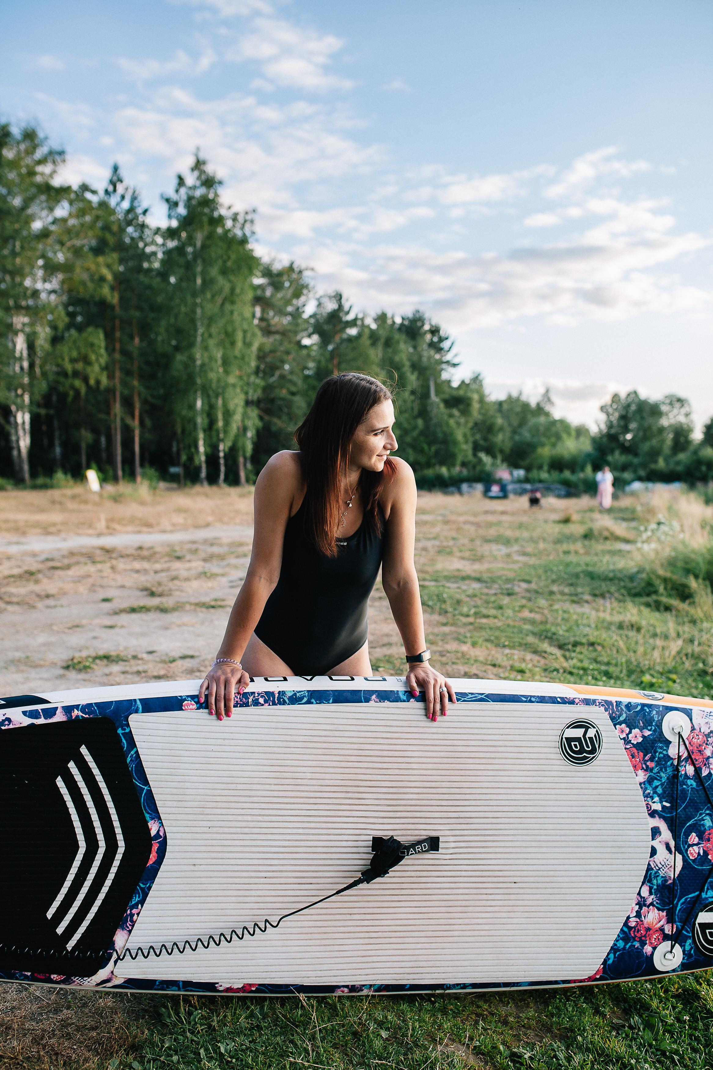 Маша и Юля на сапбордах. Семейный фотограф Трусова Евгения в Екатеринбурге