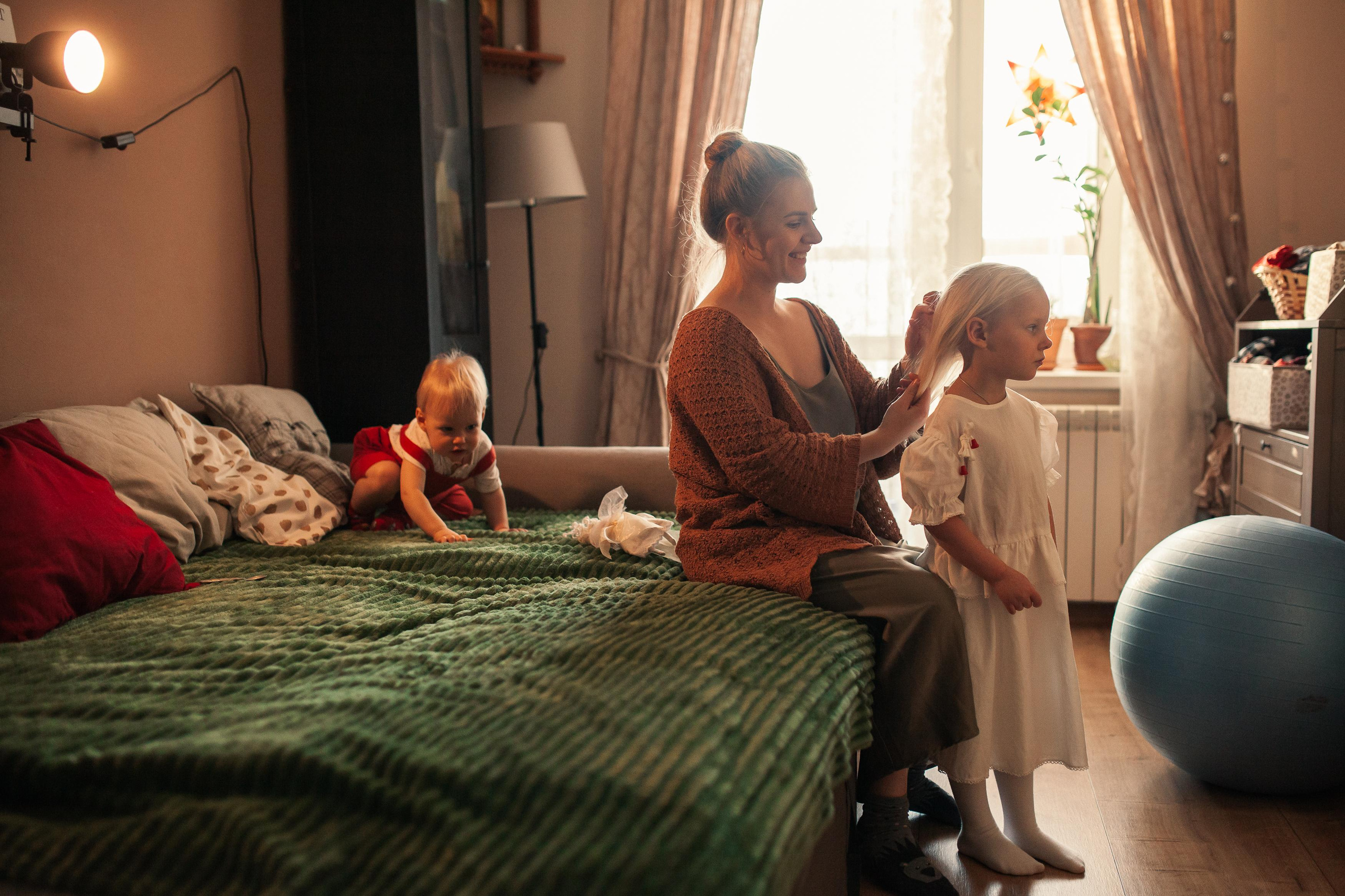 Виталий, Аня, Маруся и Лёшенька. Семейный фотограф Трусова Евгения в Екатеринбурге