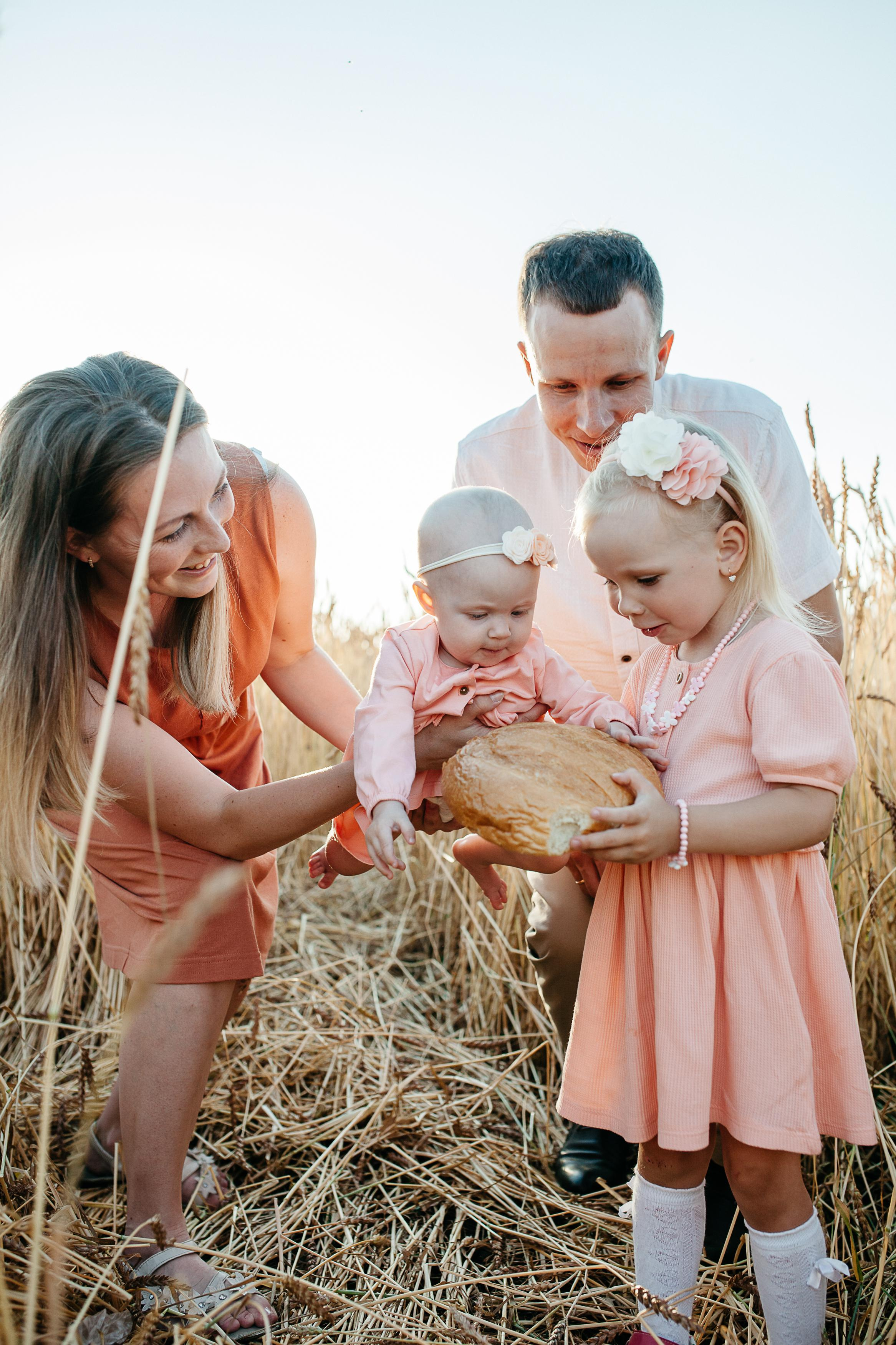 Саша, Оля, Тася и Ксюнечка. Семейный фотограф Трусова Евгения в Екатеринбурге