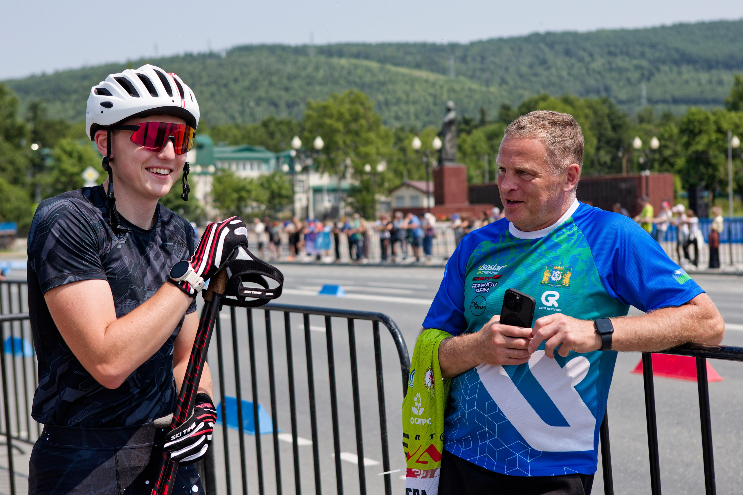 II этап Кубка России по лыжероллерам. Кутузов Евгений Фотограф в Южно-Сахалинске