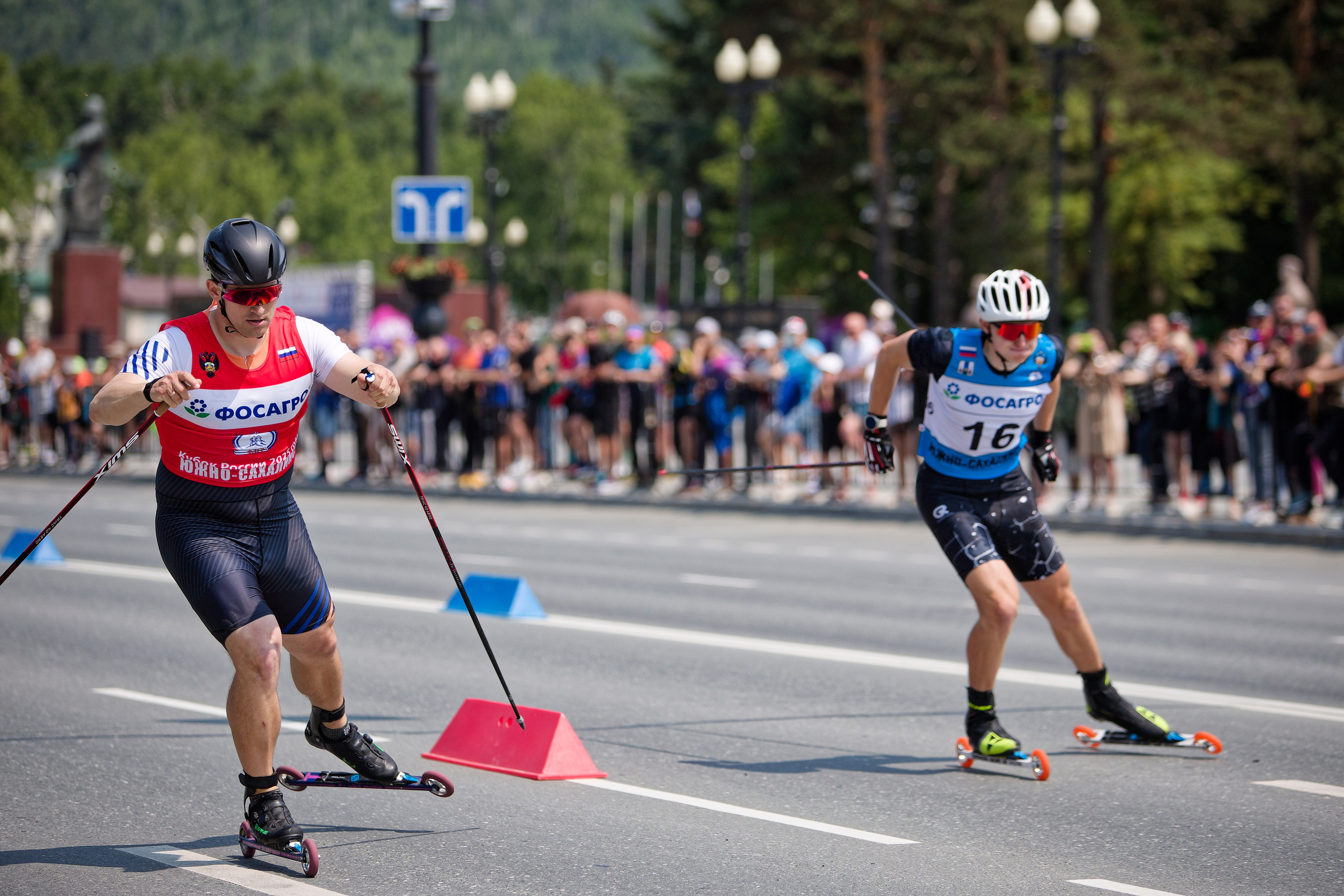 II этап Кубка России по лыжероллерам. Кутузов Евгений Фотограф в Южно-Сахалинске