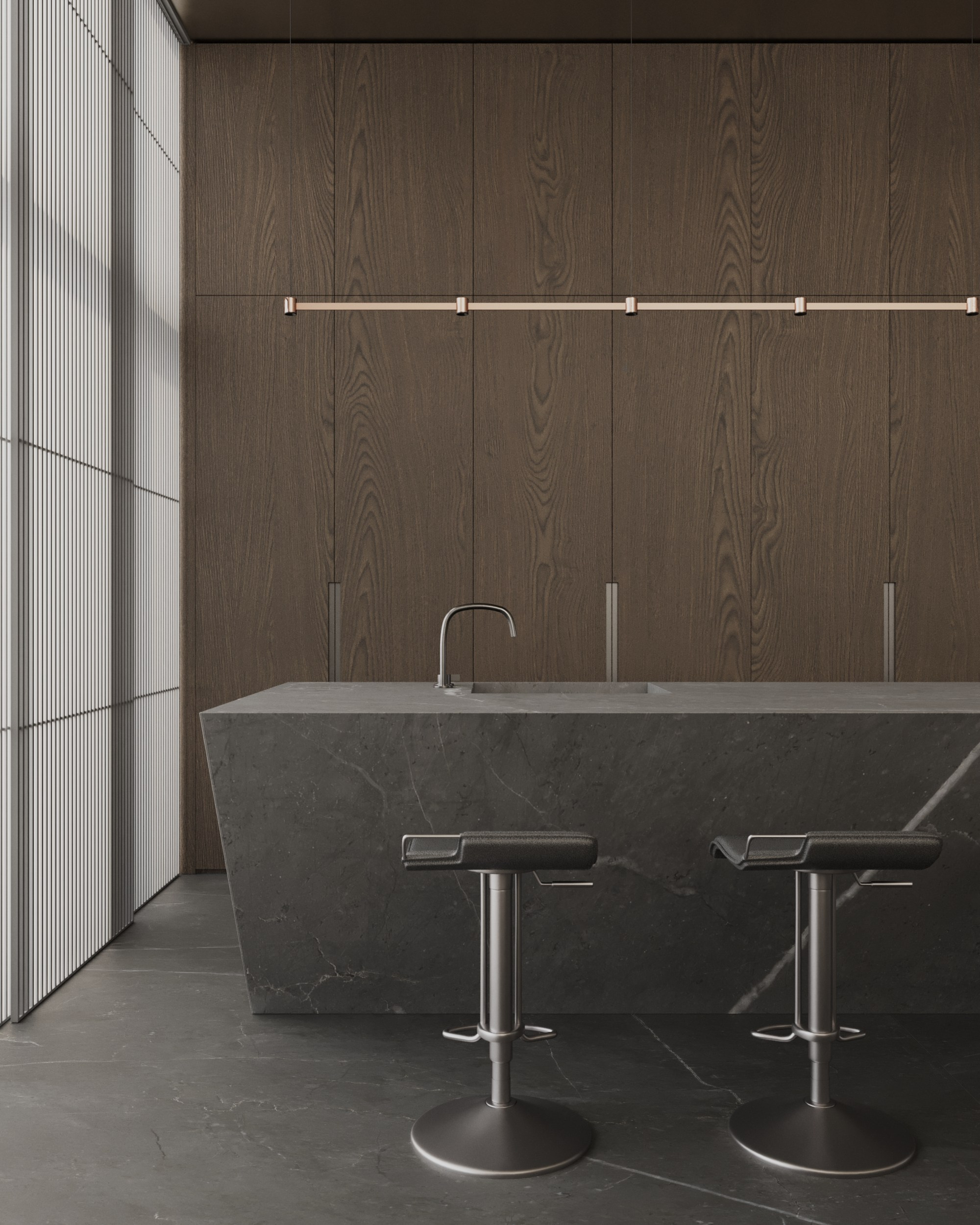 RIVER HOUSE /3000 sq m /24' (in progress). Интерьерное ателье numéro а