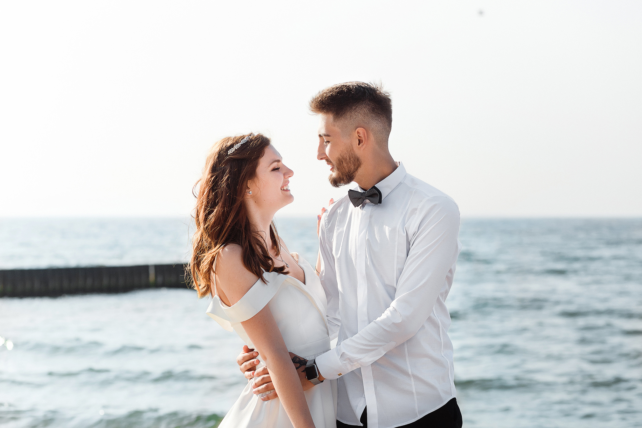 Свадебная фотосессия у моря. Фотосъемка и видеосъемка в Калининграде Liveemotion.pro