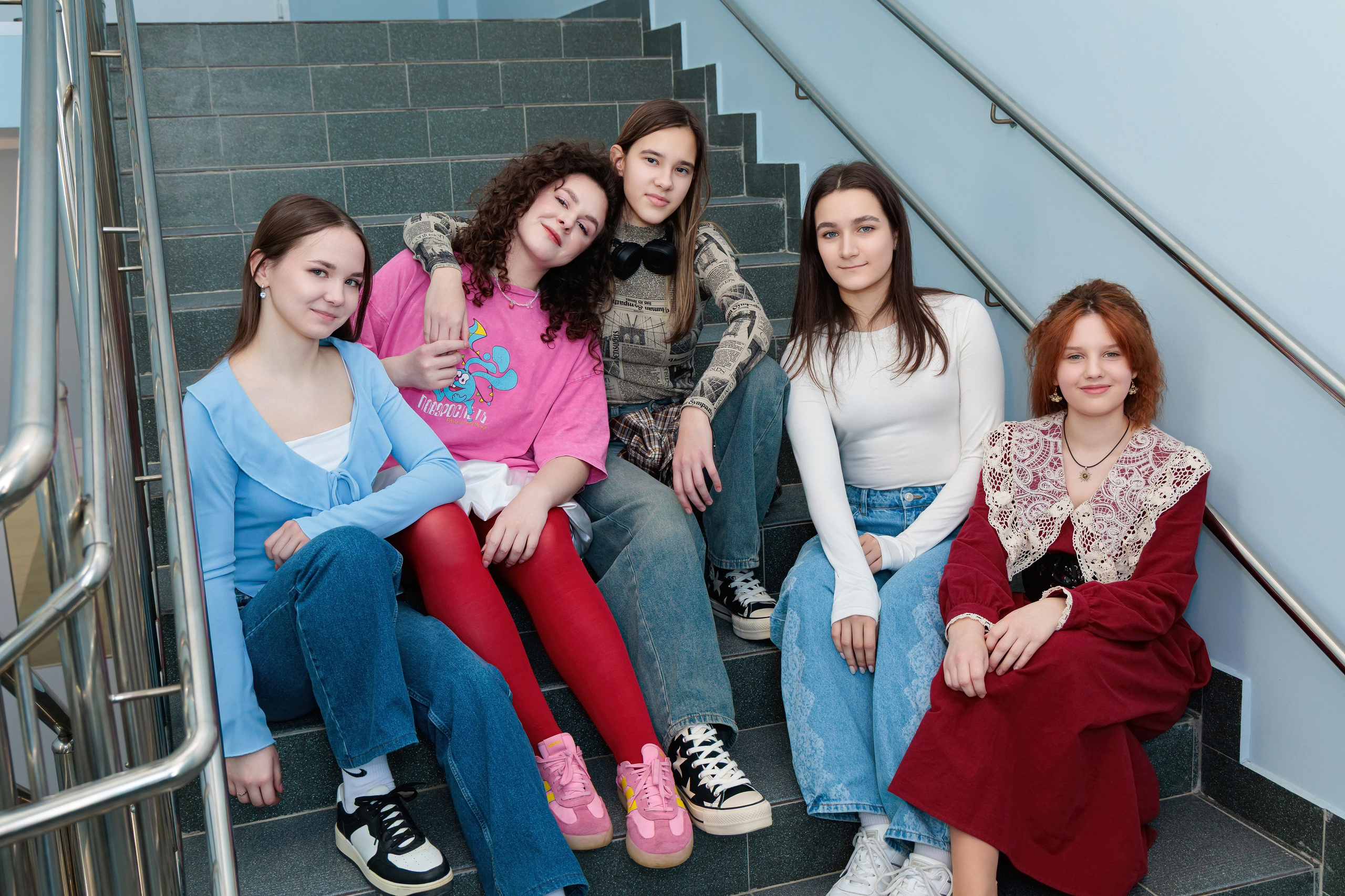 В школе. Старшая школа. Свадебный, семейный, детский фотограф в Санкт-Петербурге