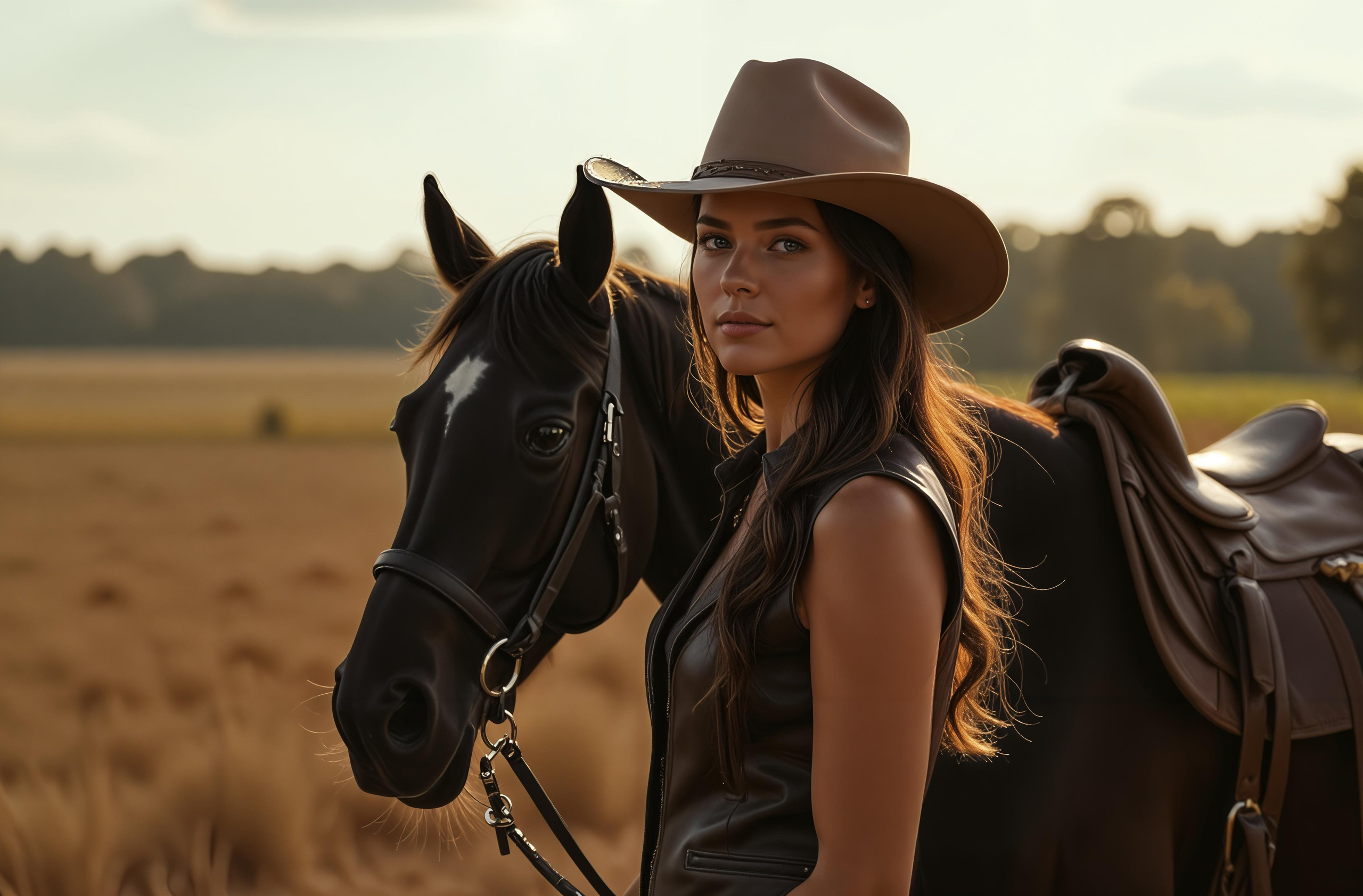 Фотосессия с лошадью в коншне в Москве