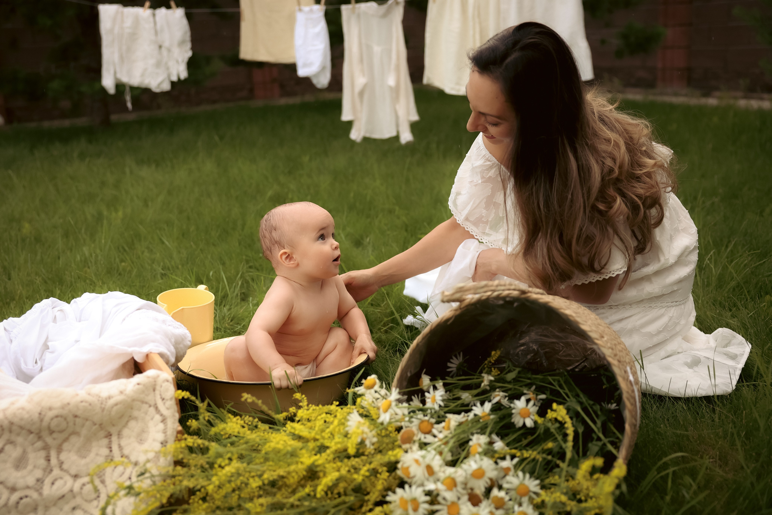 Большая стирка. Ваш семейный newborn и lifestyle фотограф в СПБ Наталья Журавлева