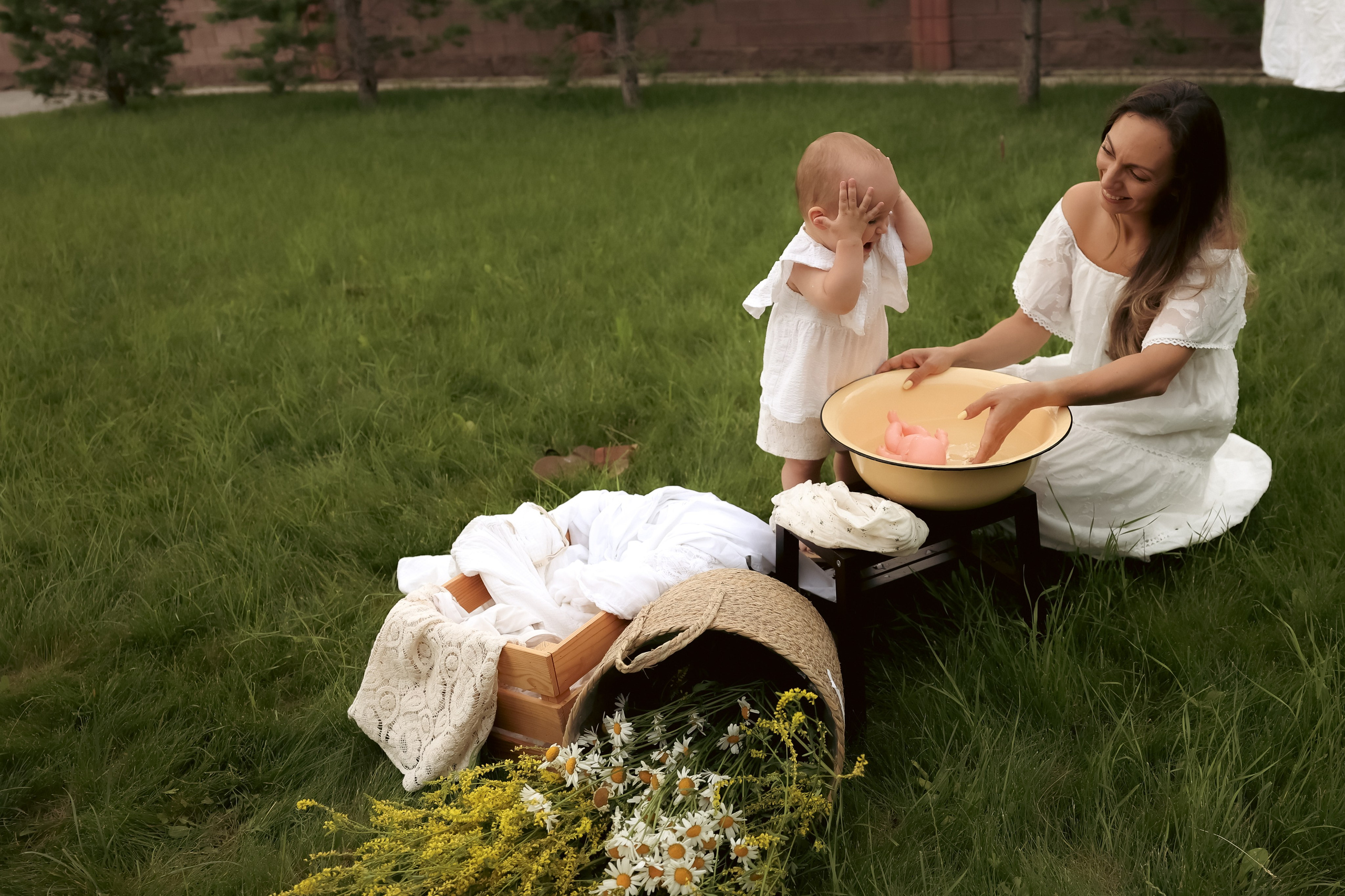 Большая стирка. Ваш семейный newborn и lifestyle фотограф в СПБ Наталья Журавлева