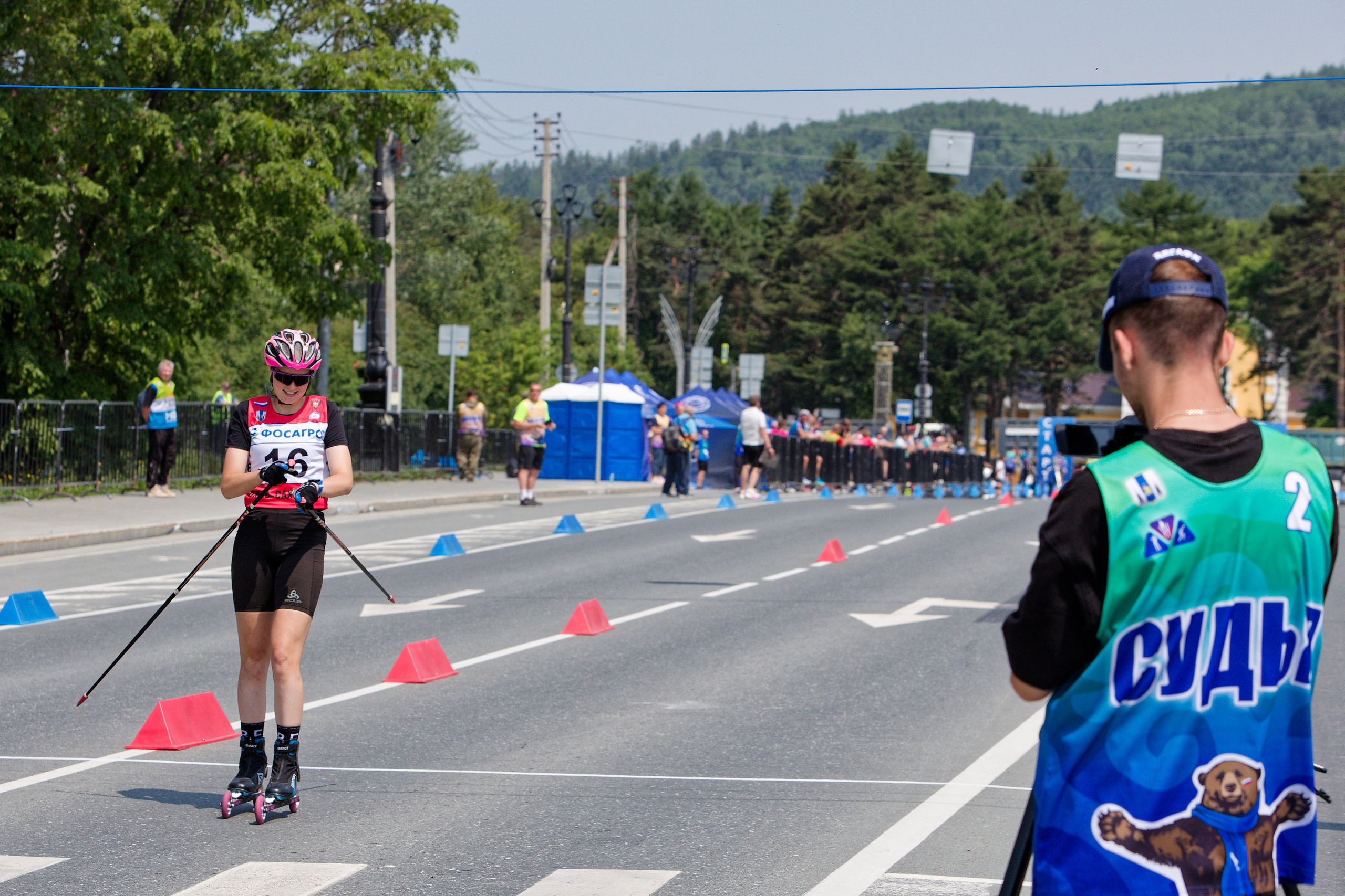 II этап Кубка России по лыжероллерам. Кутузов Евгений Фотограф в Южно-Сахалинске