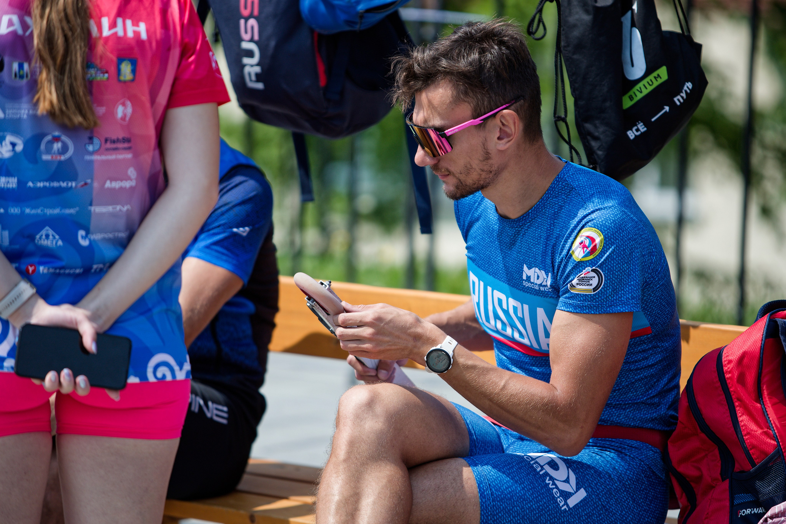 II этап Кубка России по лыжероллерам. Кутузов Евгений Фотограф в Южно-Сахалинске