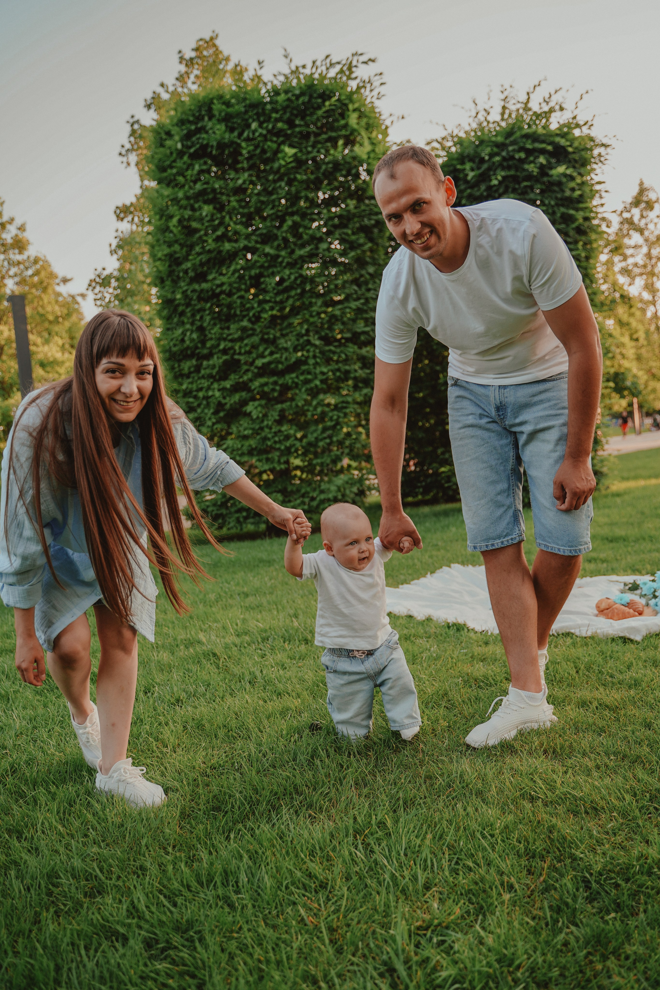 Семейная фотосессия в парке Галицкого. Семейный и женский фотограф в Краснодаре Анастасия Приймак