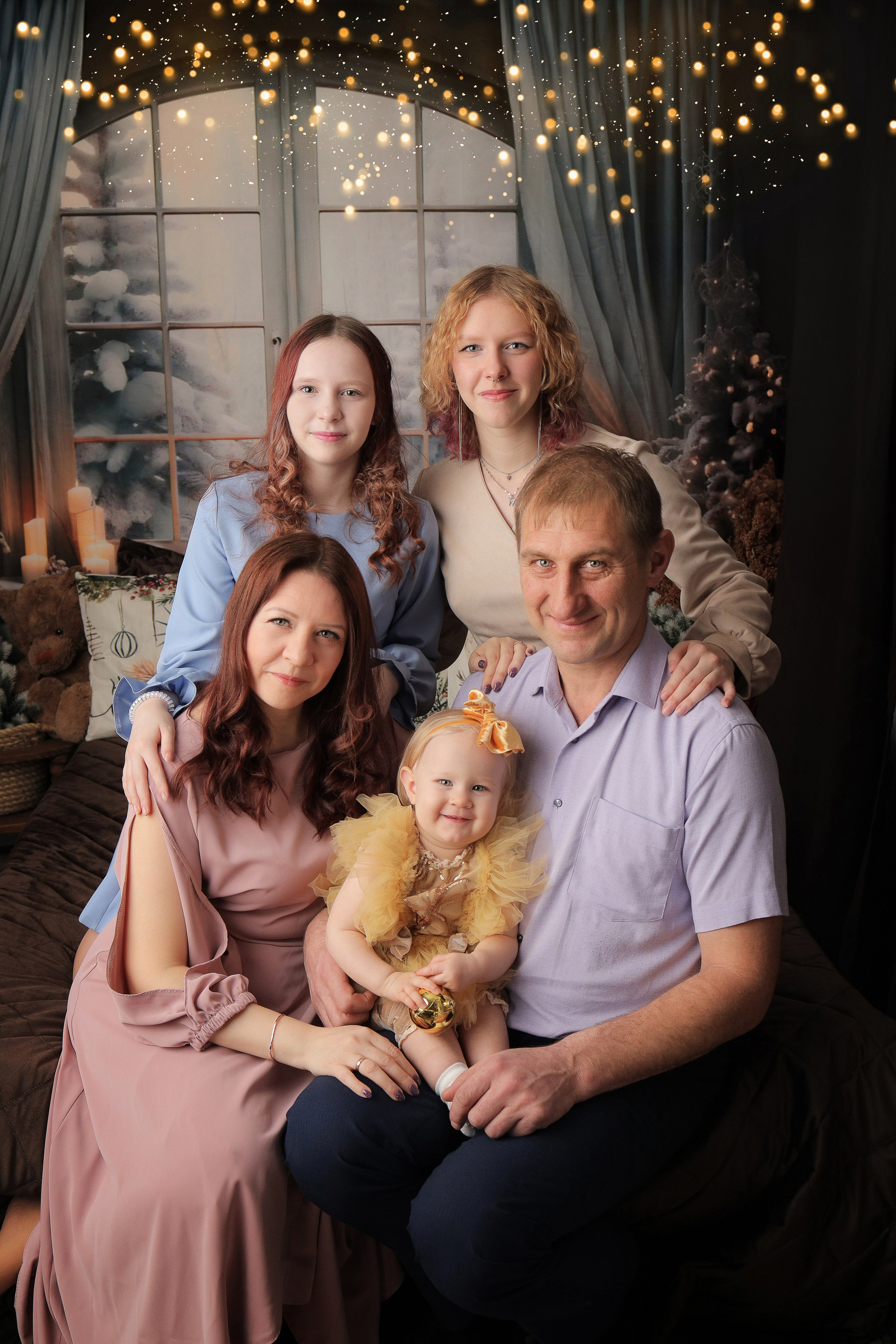 Годовасие — девочки. Фотограф новорожденных в Новокузнецке Анна Горошникова