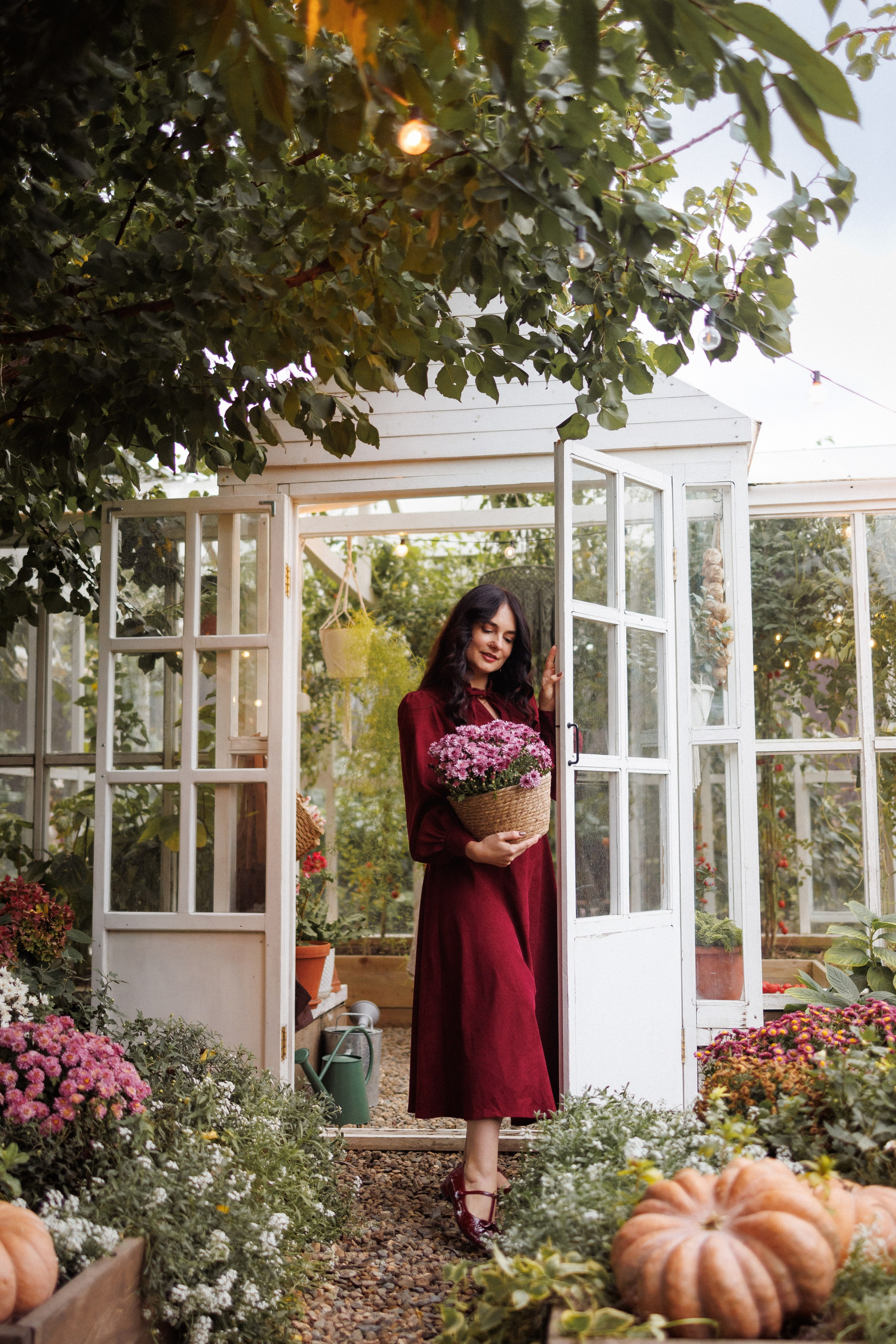 Семейная фотосессия в осенних декорациях фотостудии «Теплица», город Краснодар. Семейный и детский фотограф в Краснодаре Анна Трашкова