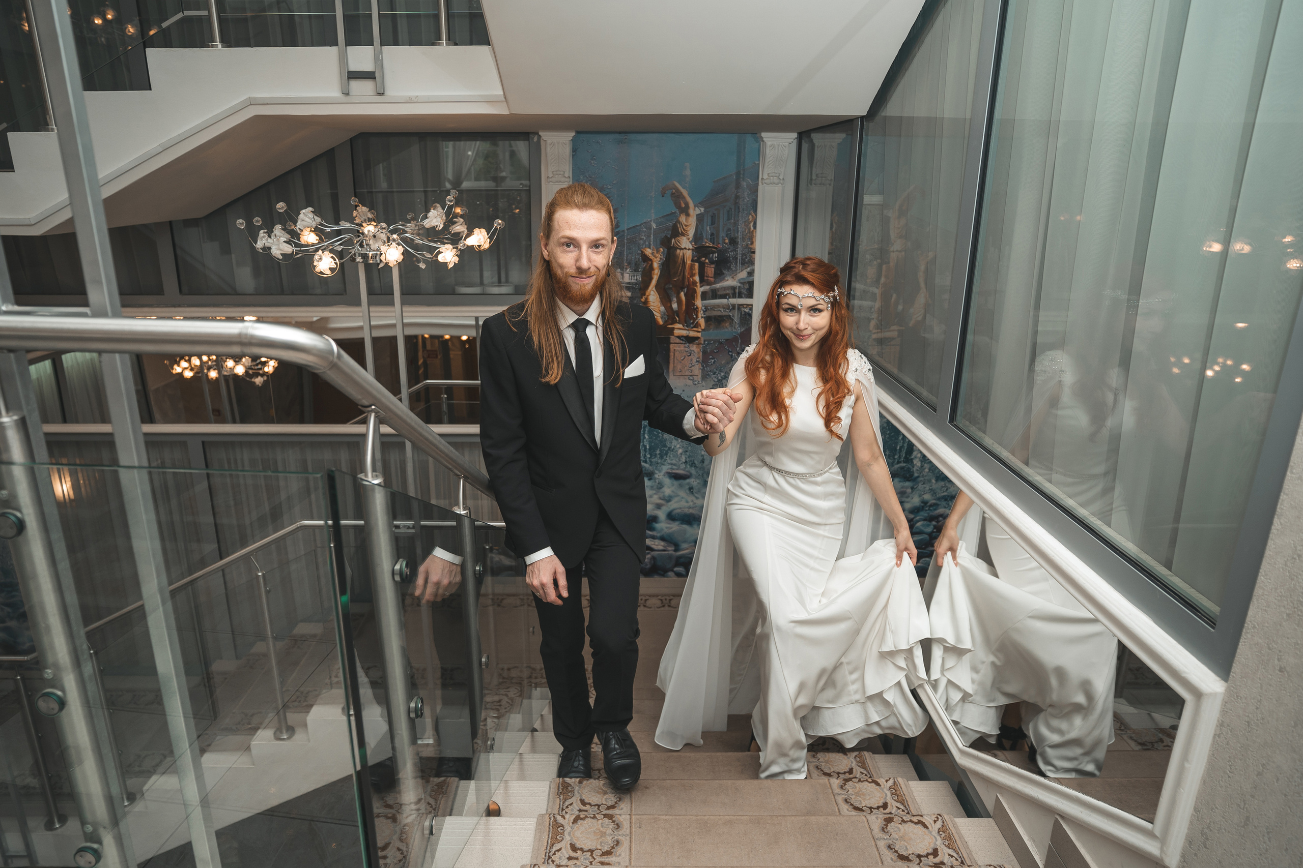 Рыжая Свадьба. Петергоф, Сергиевка. Фотограф в Петергофе