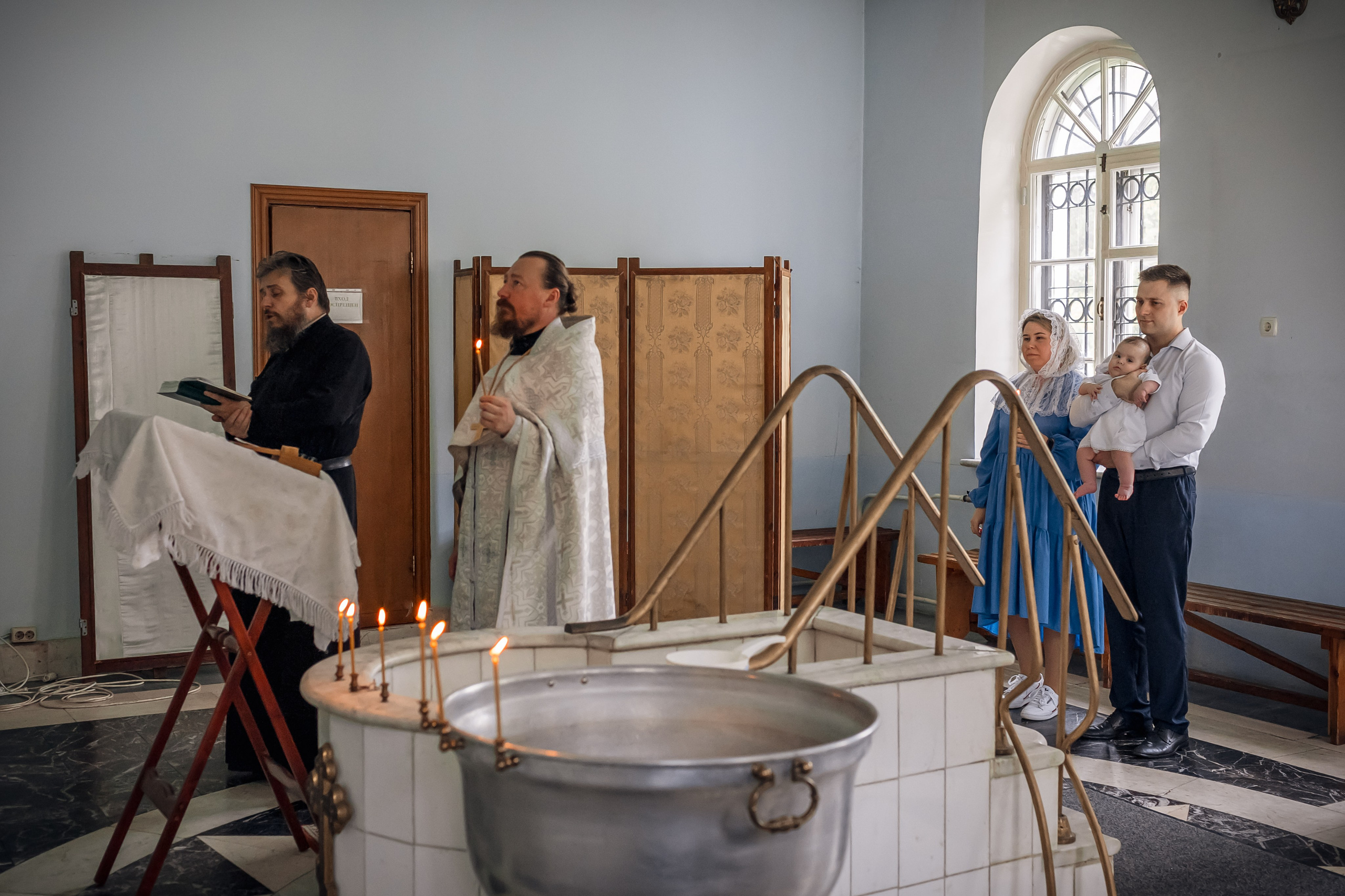 Крещение в Храме Влахернской иконы Божией Матери в Кузьминках. Профессиональный фотограф в Москве и Мо Мария Шантарёва