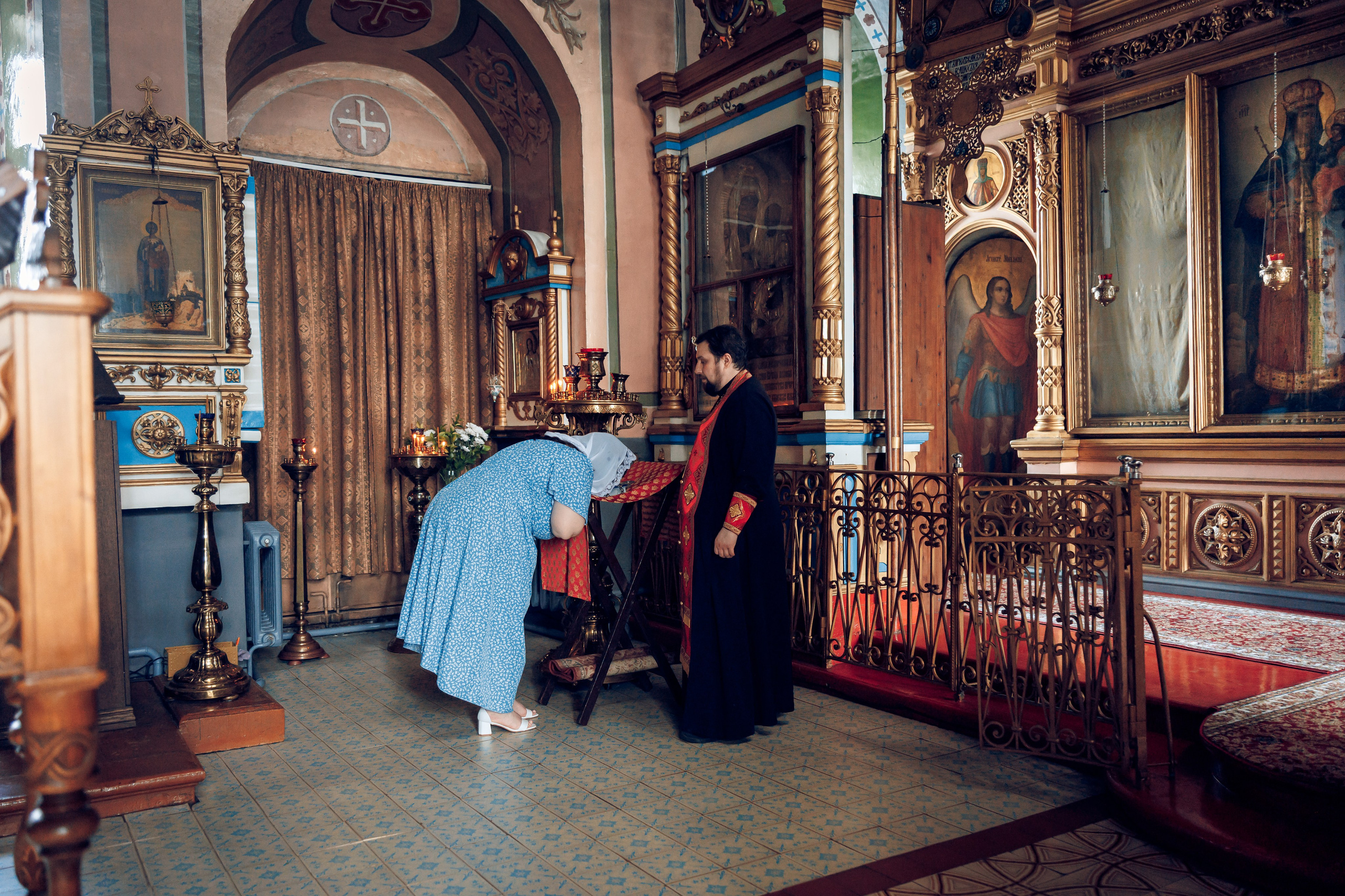 Крещение в Храме Николая чудотворца г. Домодедово. Профессиональный фотограф в Москве и Мо Мария Шантарёва