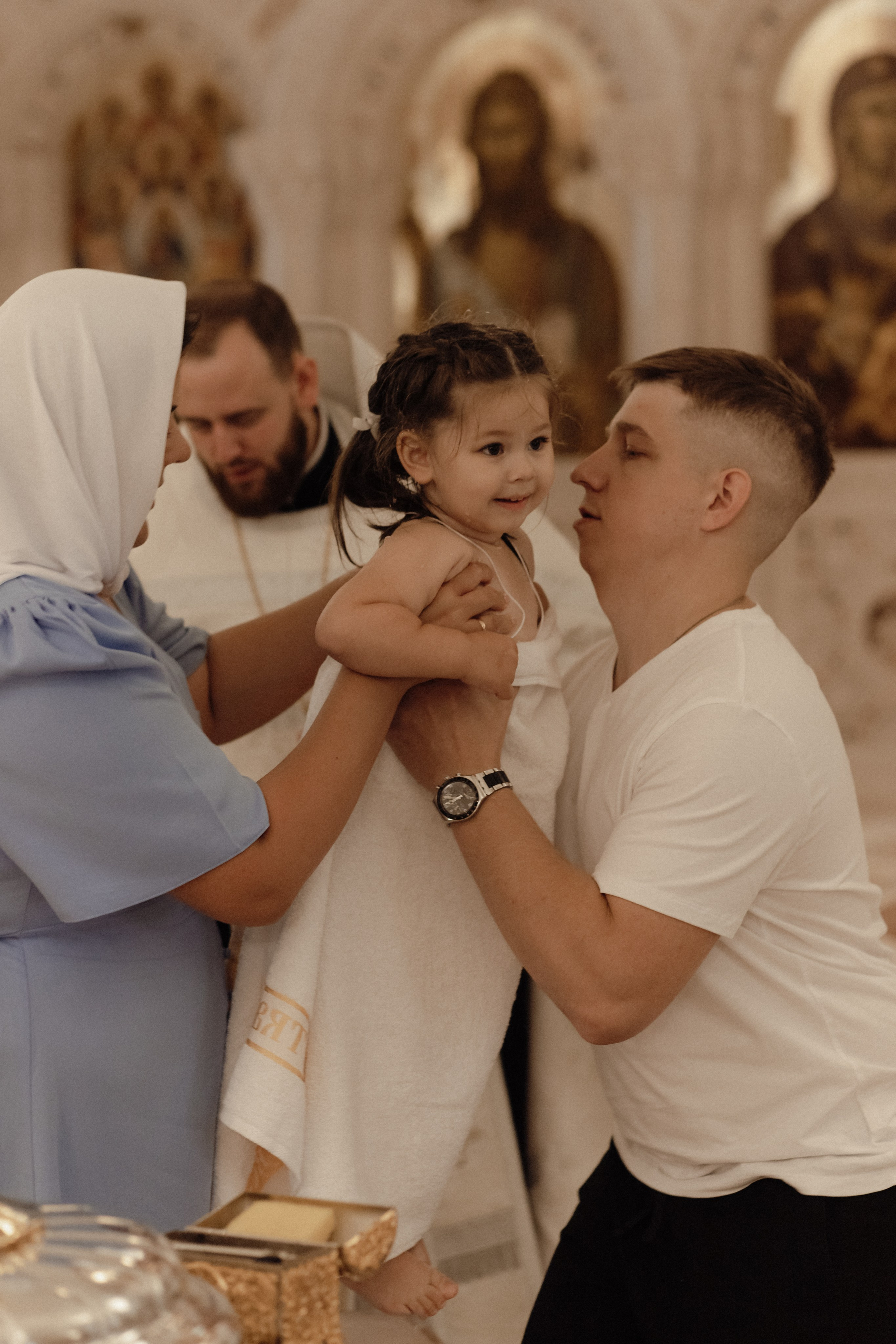 Крещение Киры. Семейный и свадебный фотограф в Челябинске Мария Леонтьева