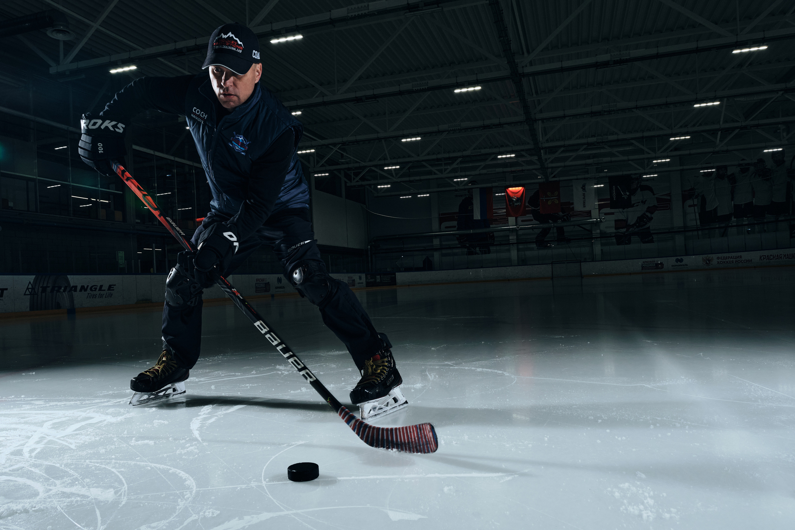 Фотосессия для  хоккейного тренера. Профессиональный фотограф в Москве — Максим Дьяконов