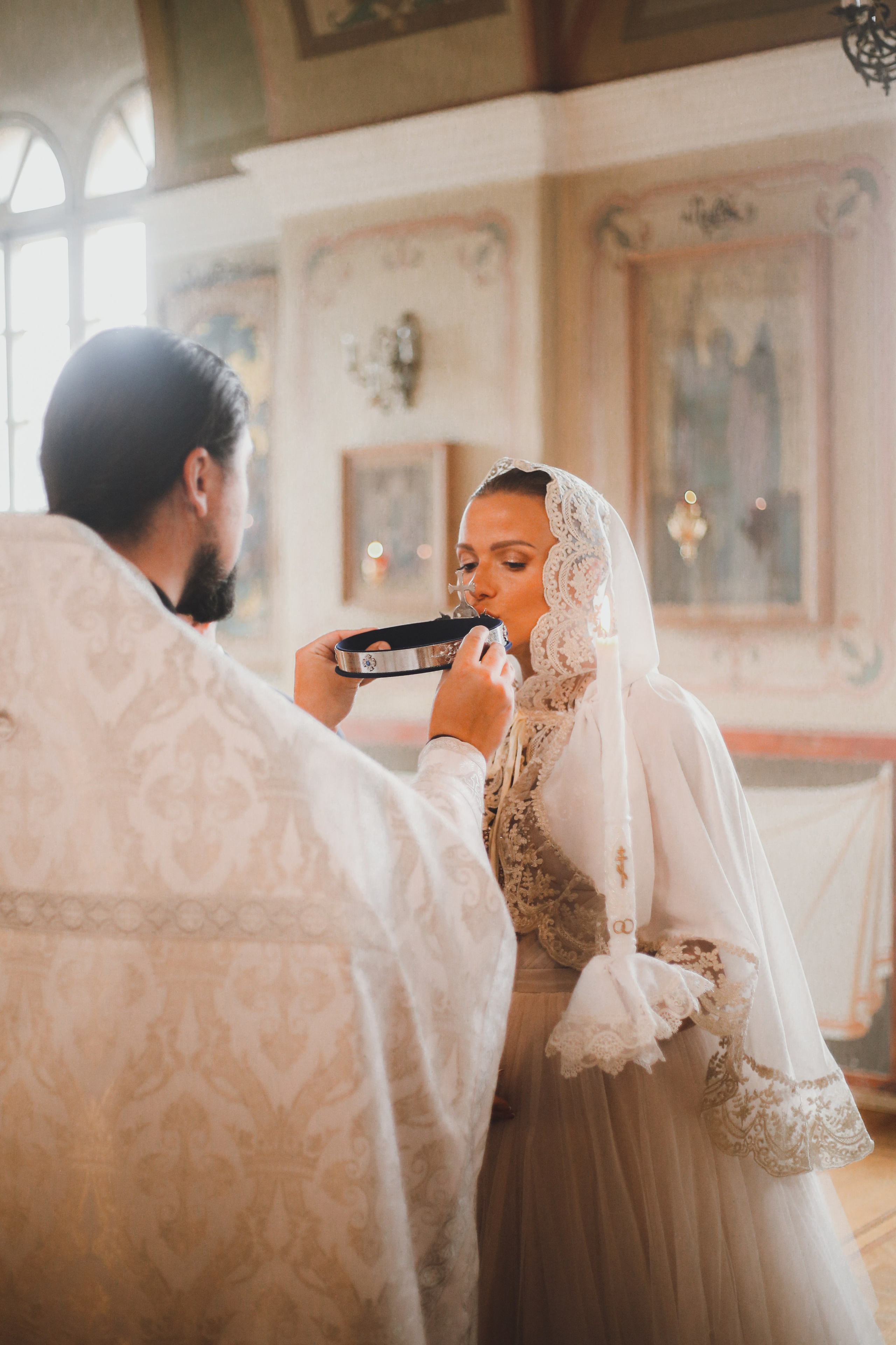 Венчание в Никольском Храме Зеленоград. Фотограф Анастасия Залевская
