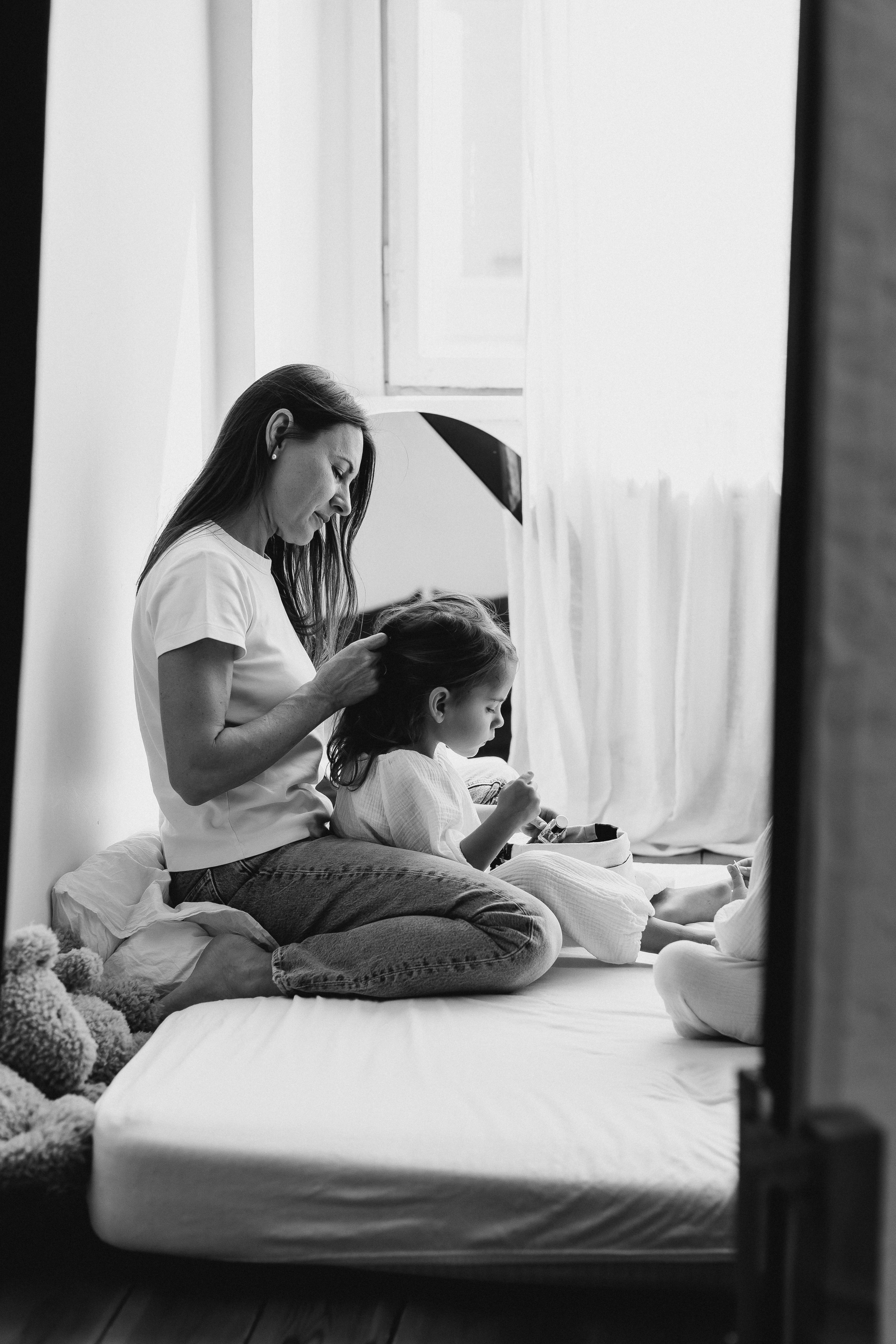 Мама и девочки. Евгения Пелипас