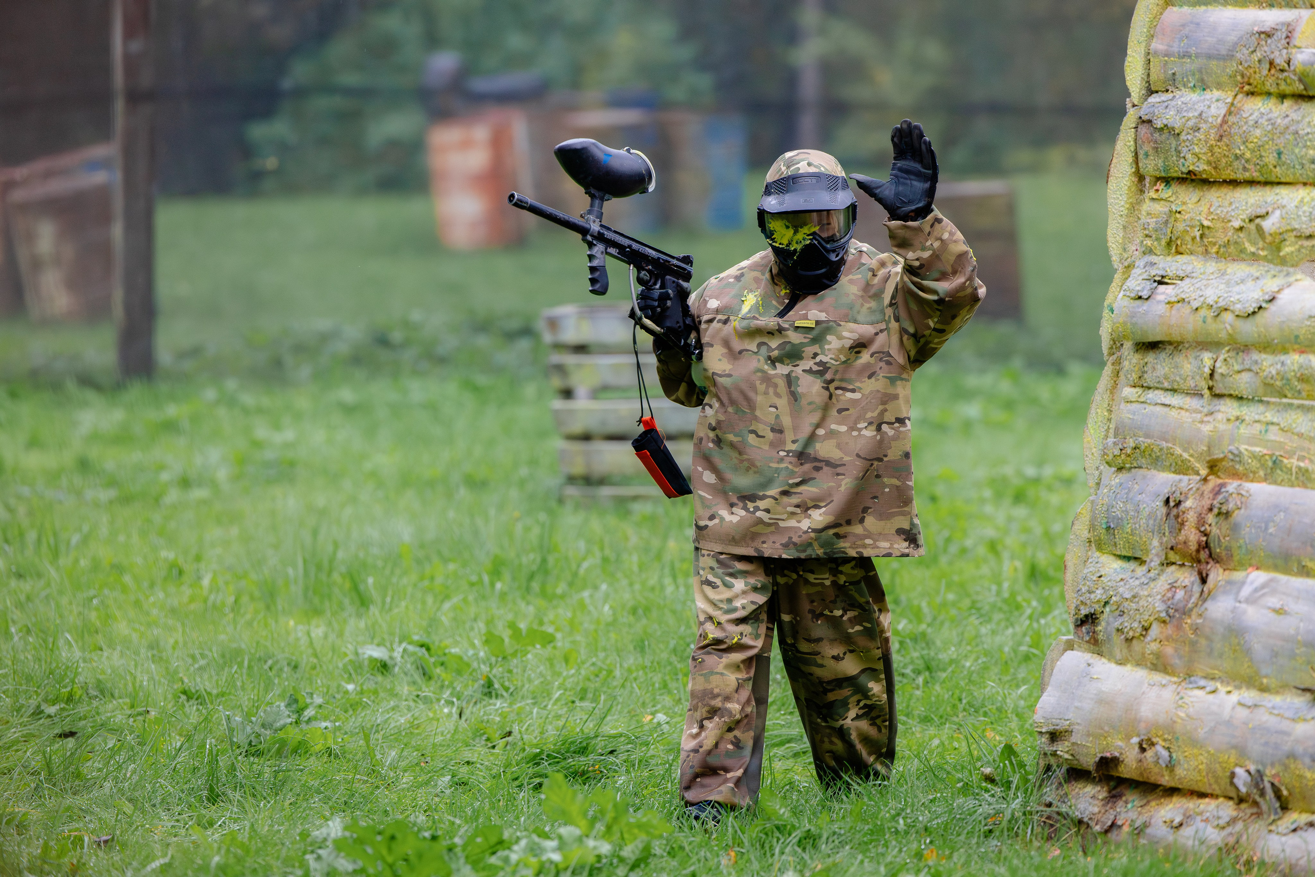 День рождения в пейнтбольном клубе Зарница. Фотограф и режиссер Московко Екатерина