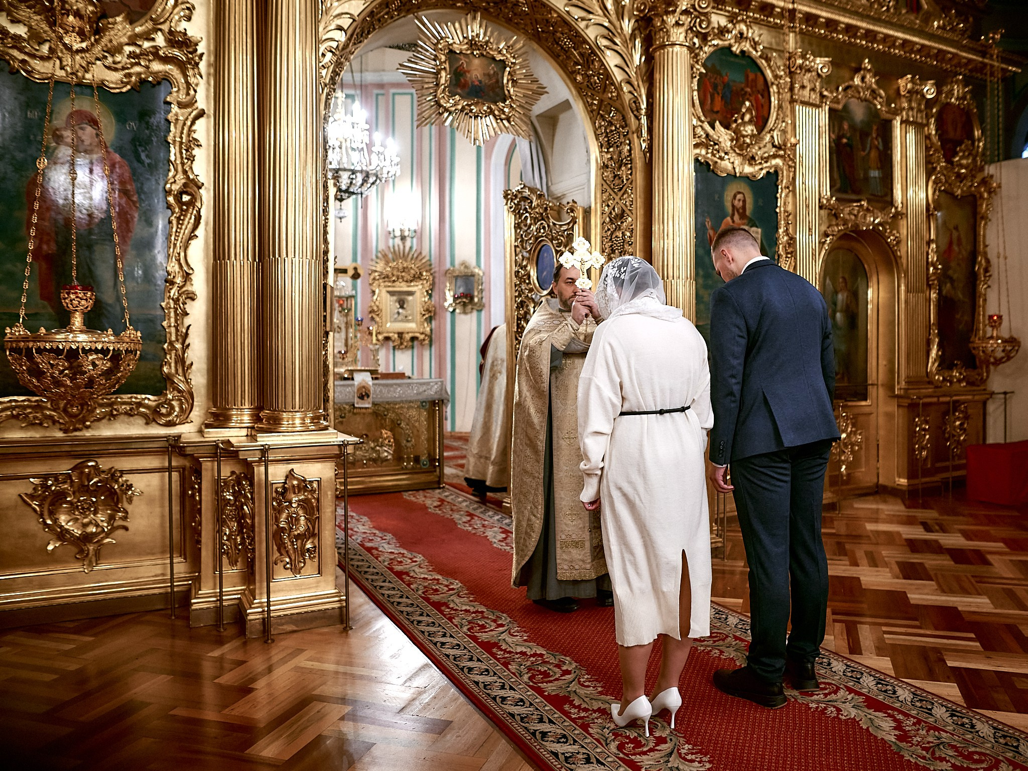 Венчание Артёма и Екатерины | Владимирский собор. Свадебный фотограф в Санкт-Петербурге Славин Денис